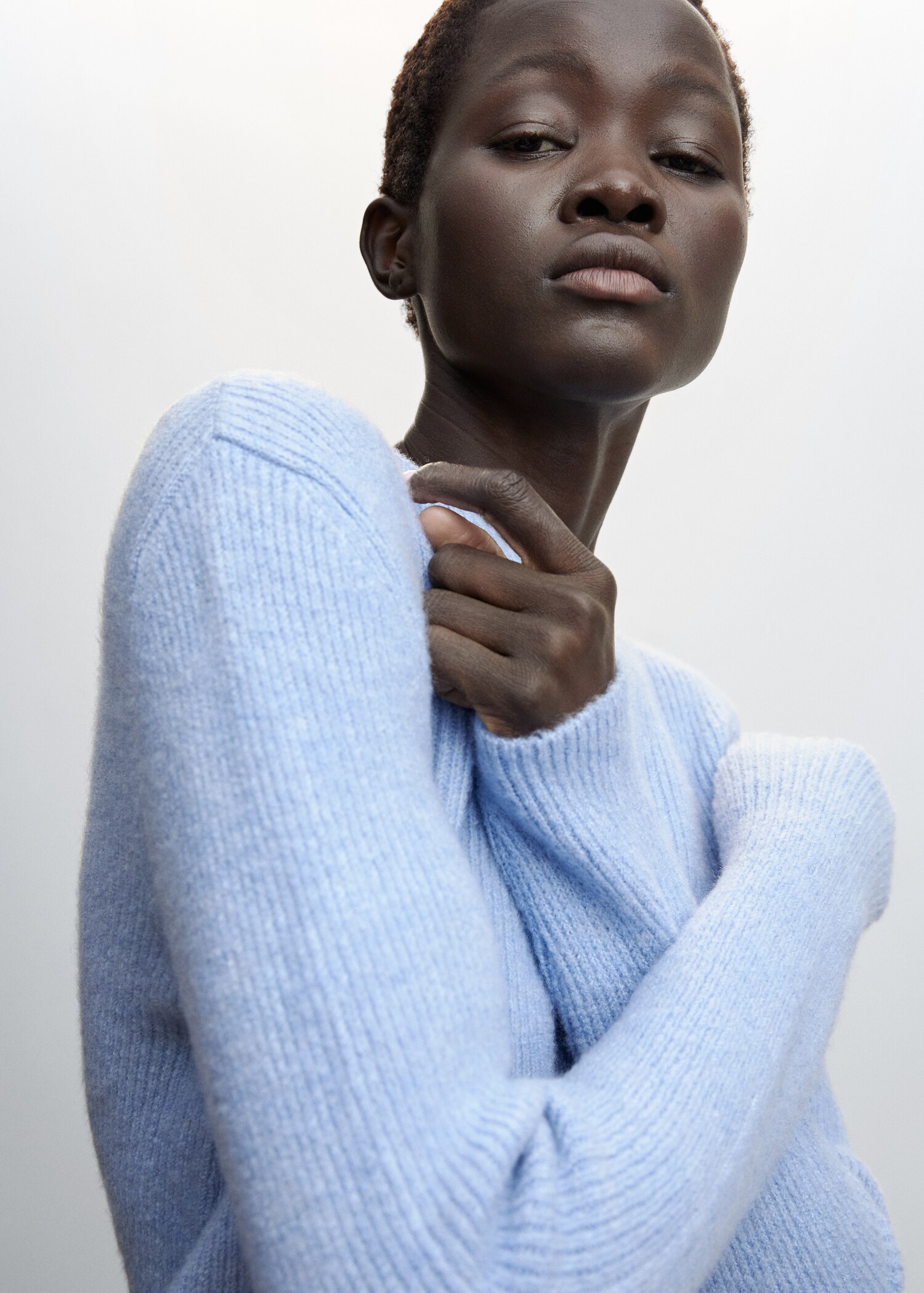 Boat neck ribbed sweater - Details of the article 2