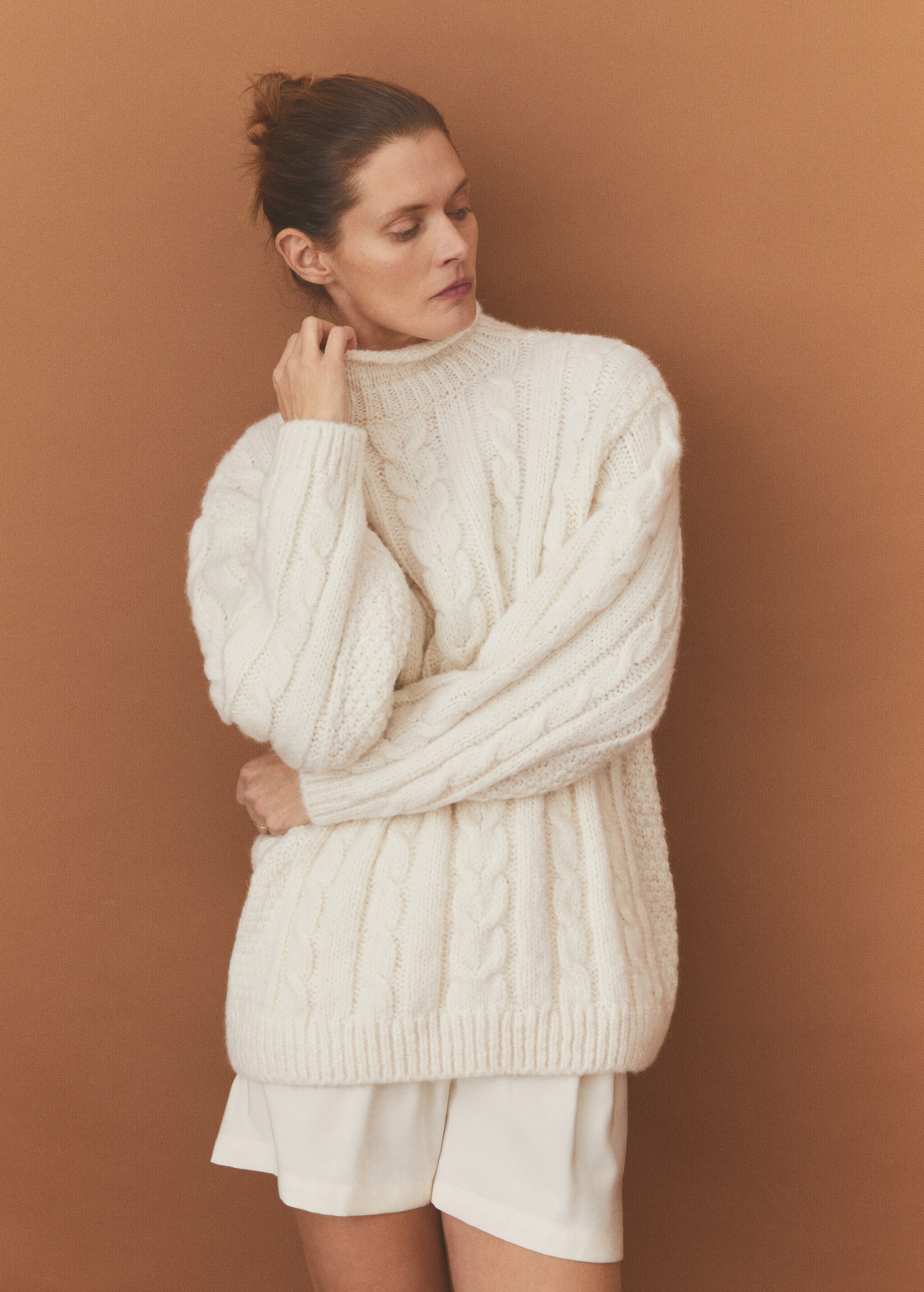 Braided wool sweater - Details of the article 6