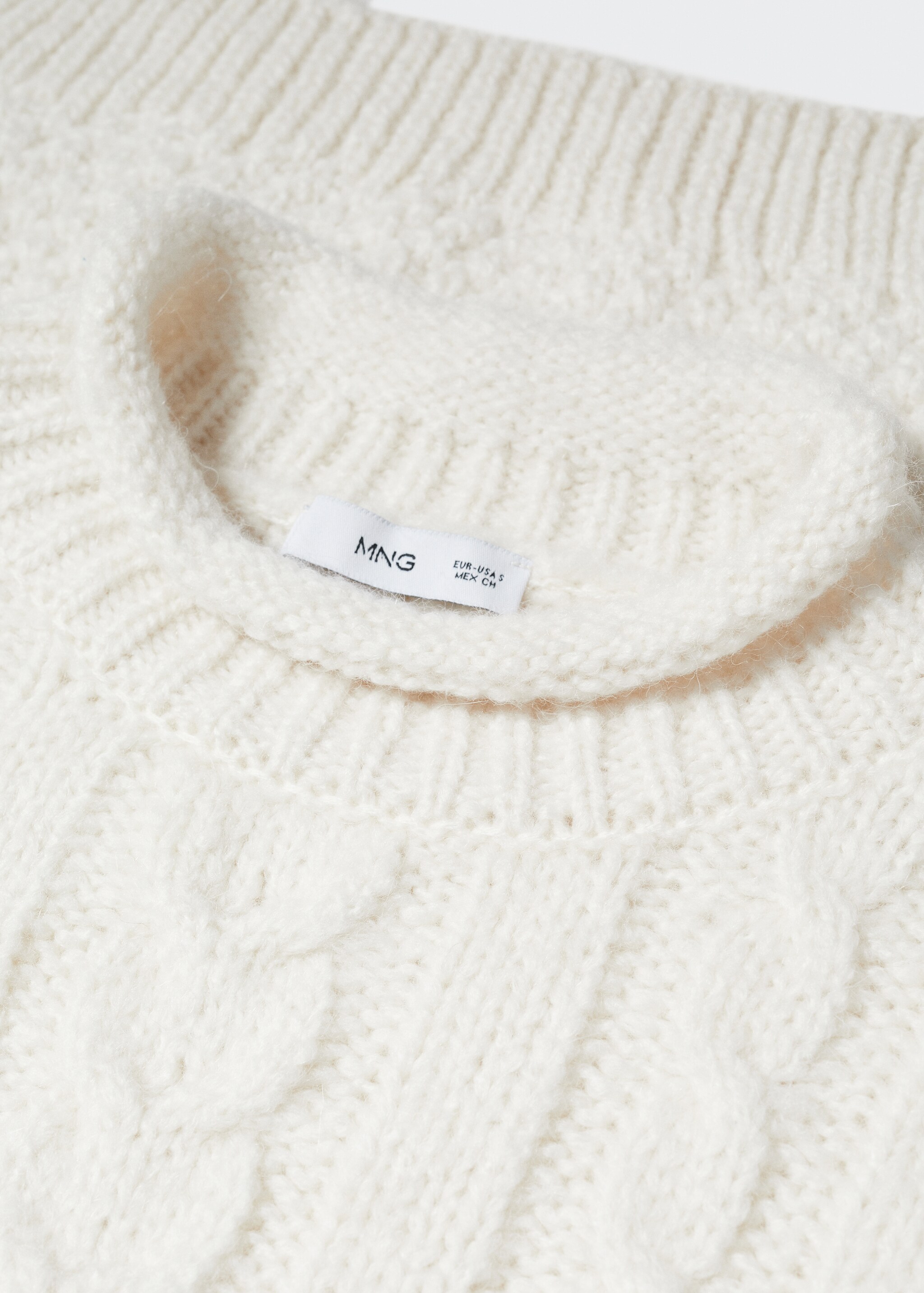 Braided wool sweater - Details of the article 8