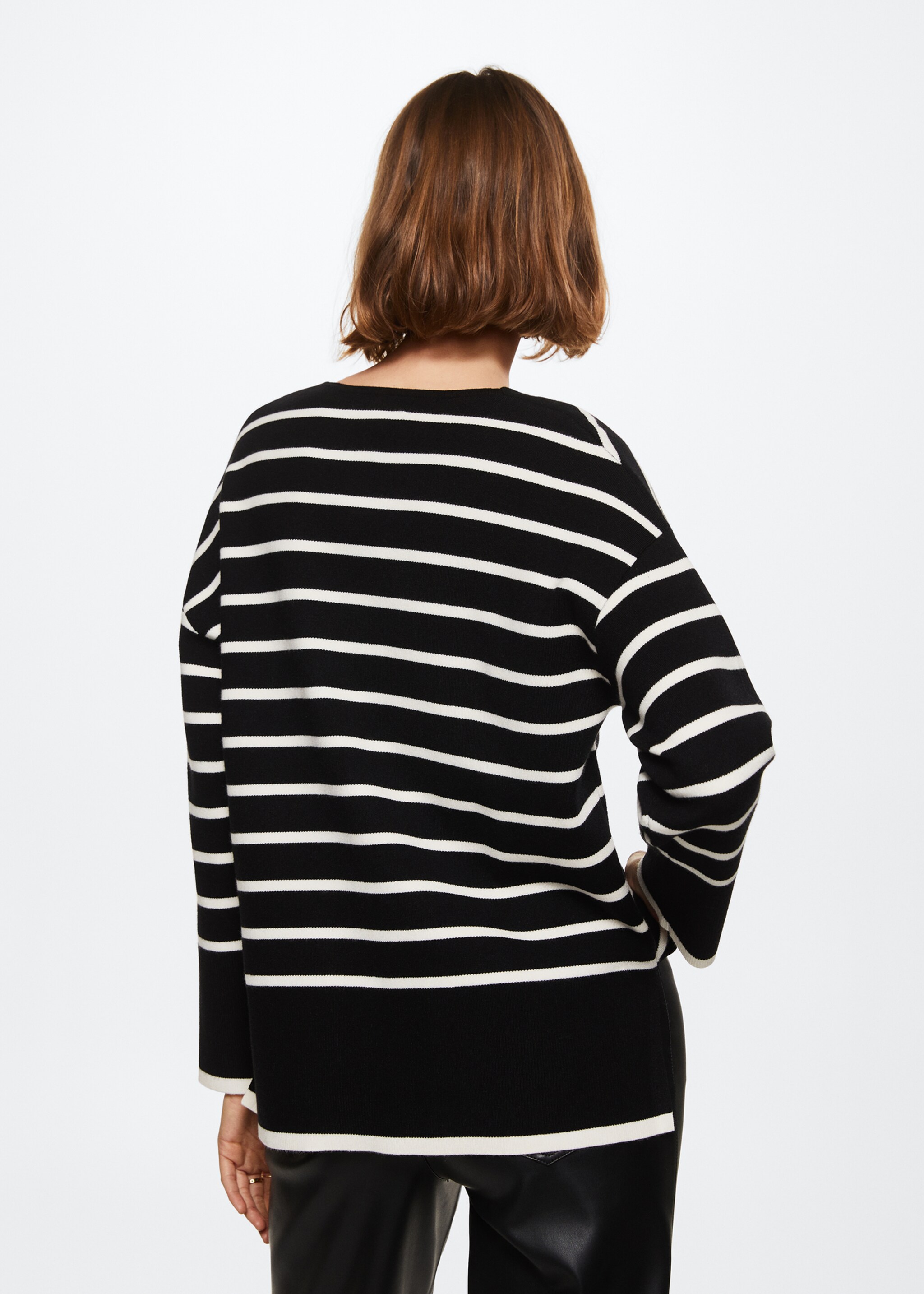 Jersey rayas oversize - Reverso del artículo