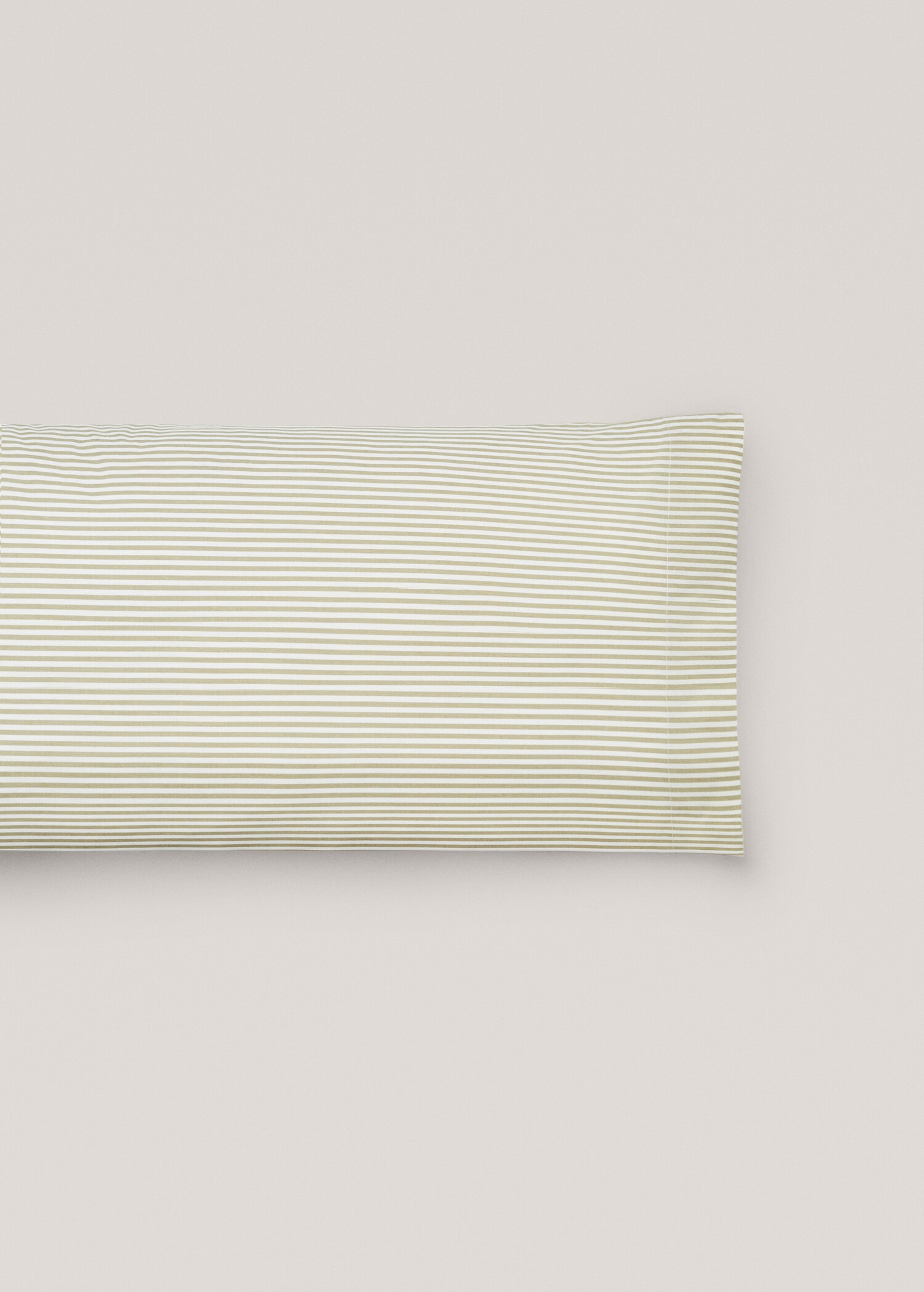 Striped print pillow case 45x110cm - Article without model