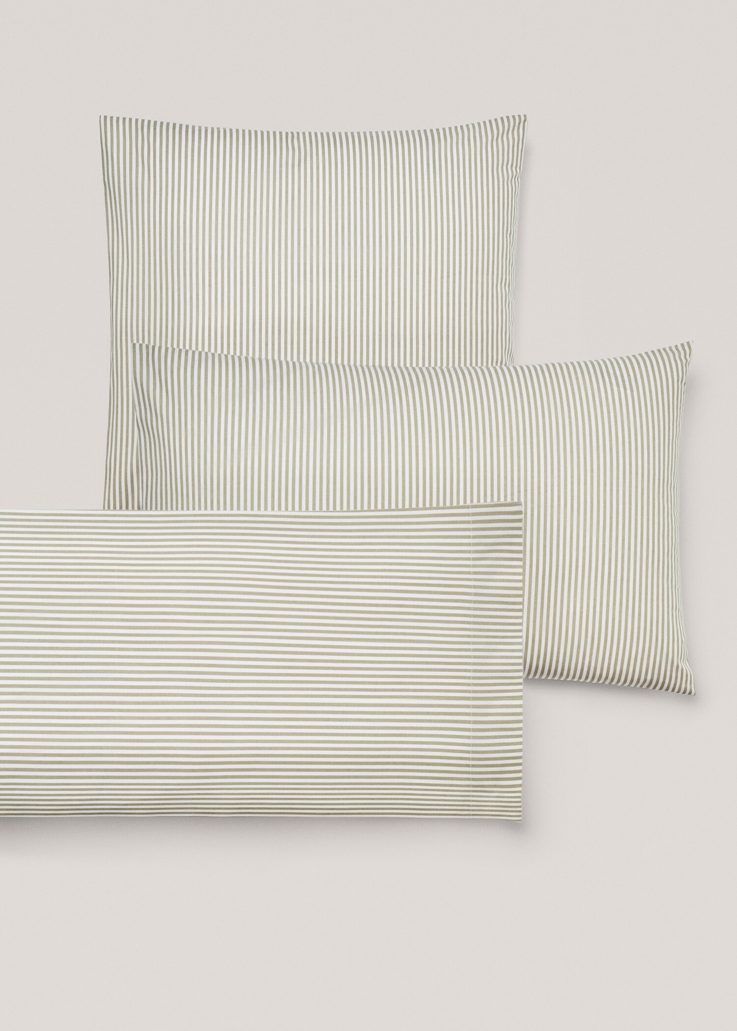 Striped print cushion cover 60x60cm (Pack of 2) - Details of the article 4