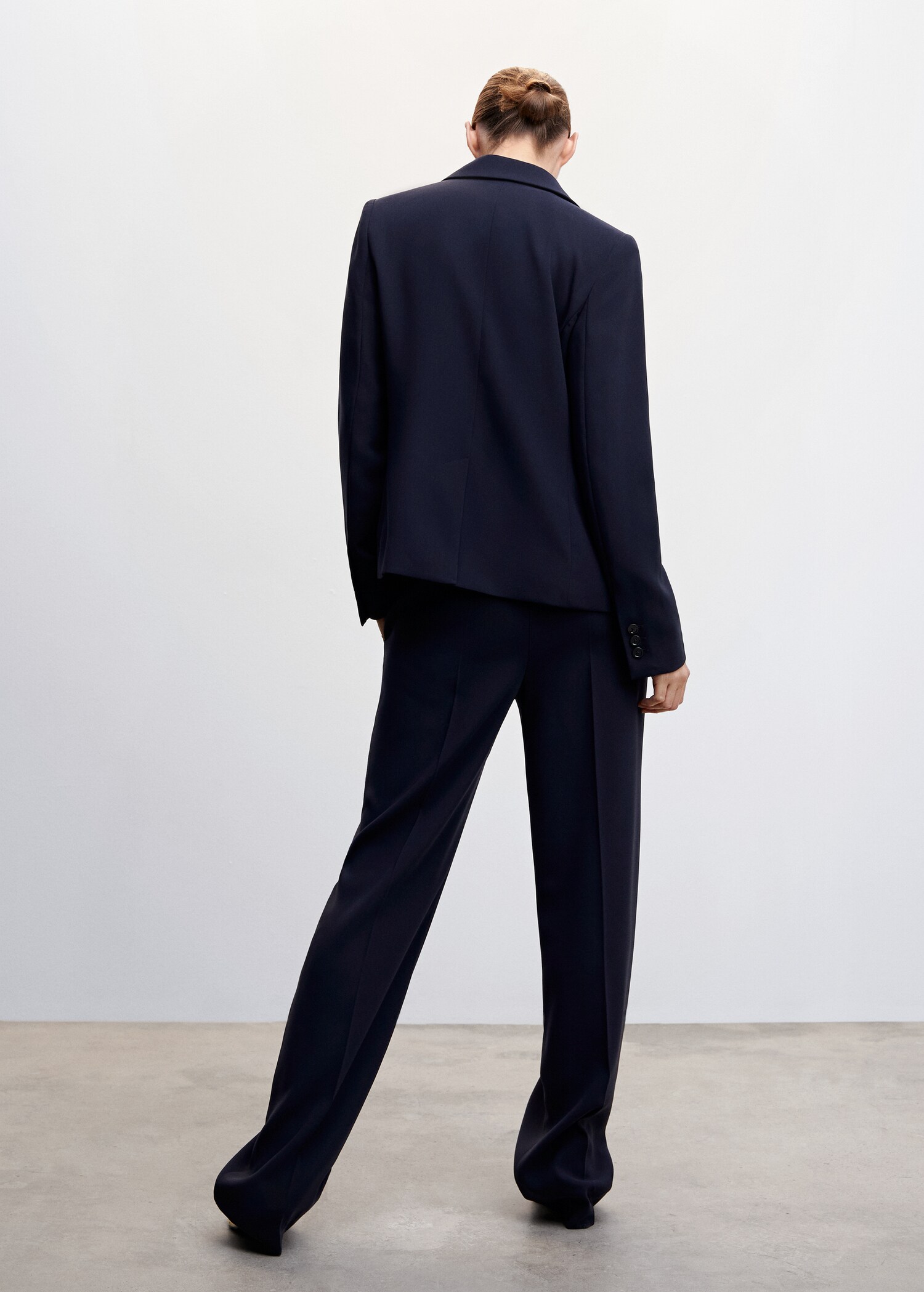 Fitted suit jacket - Reverse of the article