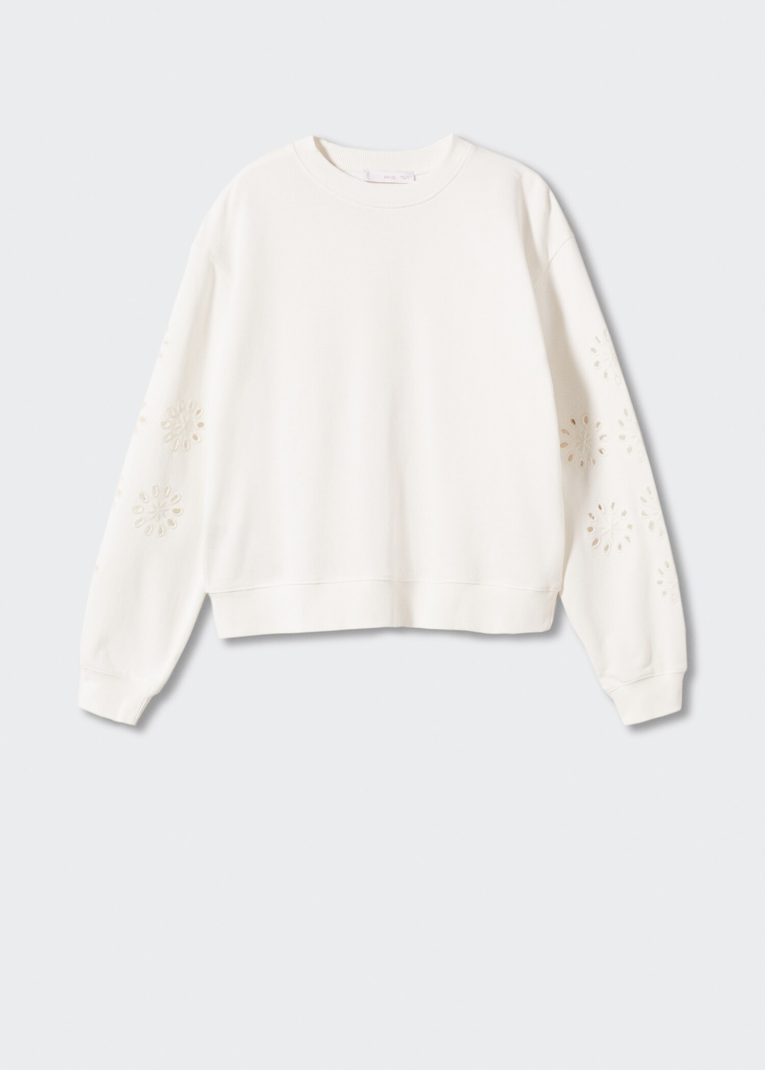 Sweatshirt de mangas recortadas - Artigo sem modelo