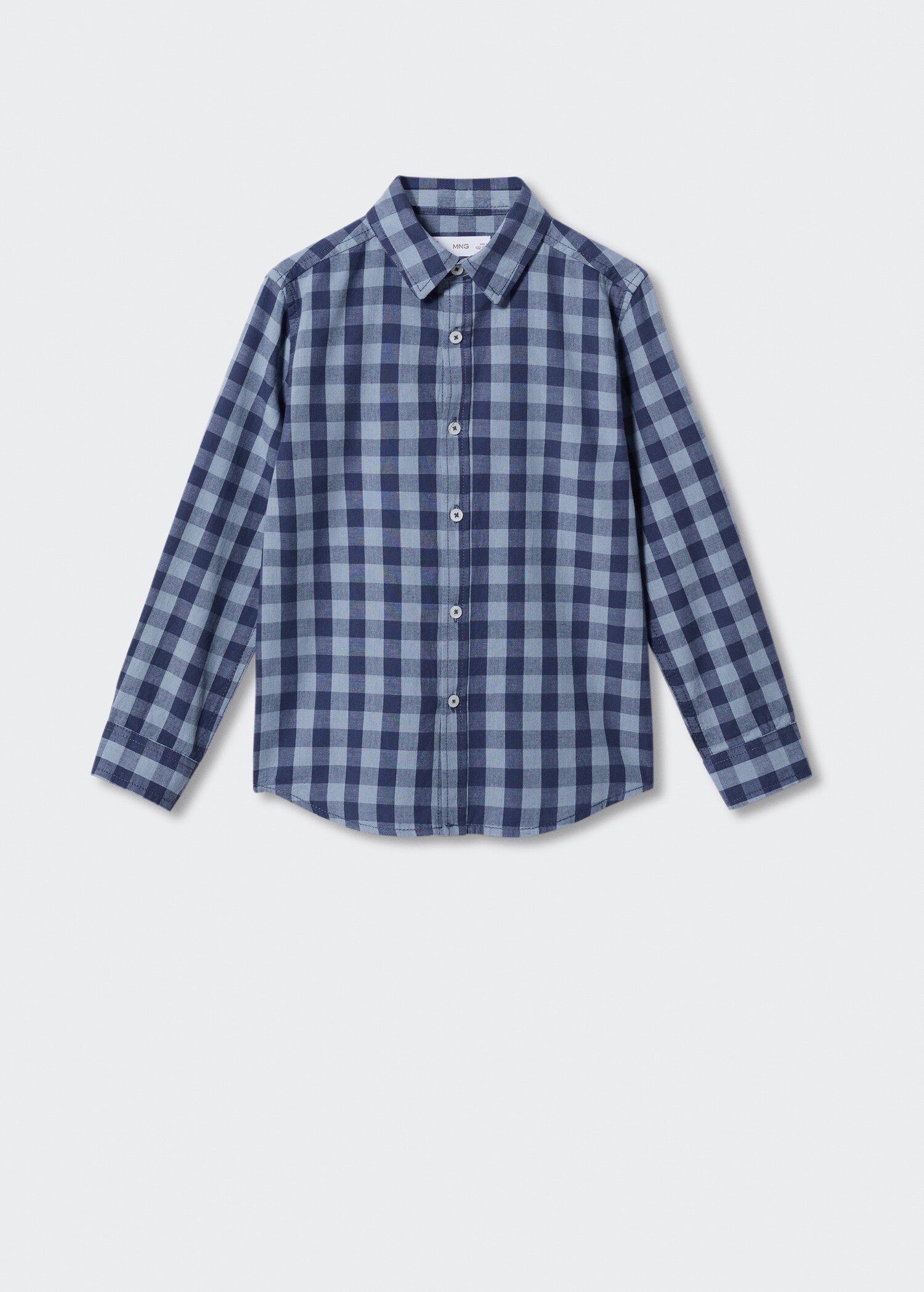 Check cotton shirt - Article without model