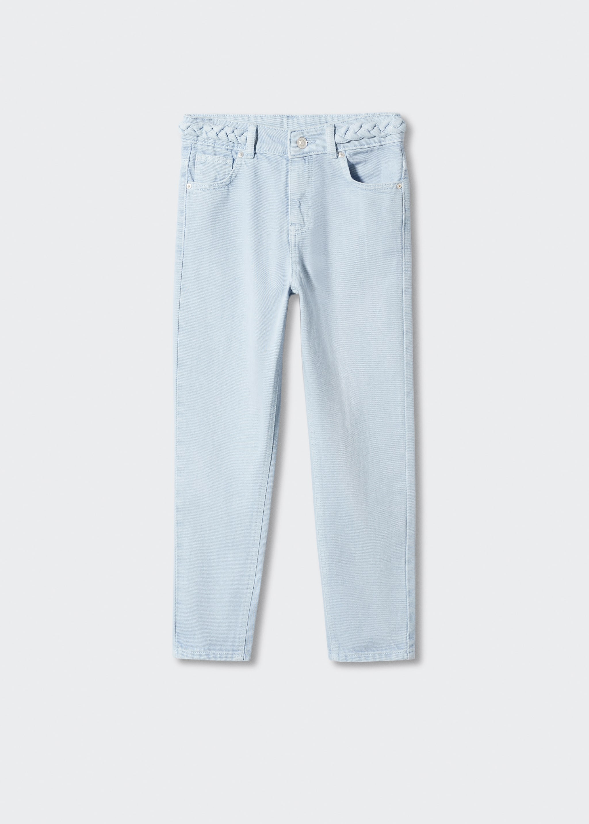 Jeans mit Flechtgürtel - Artikel ohne Model