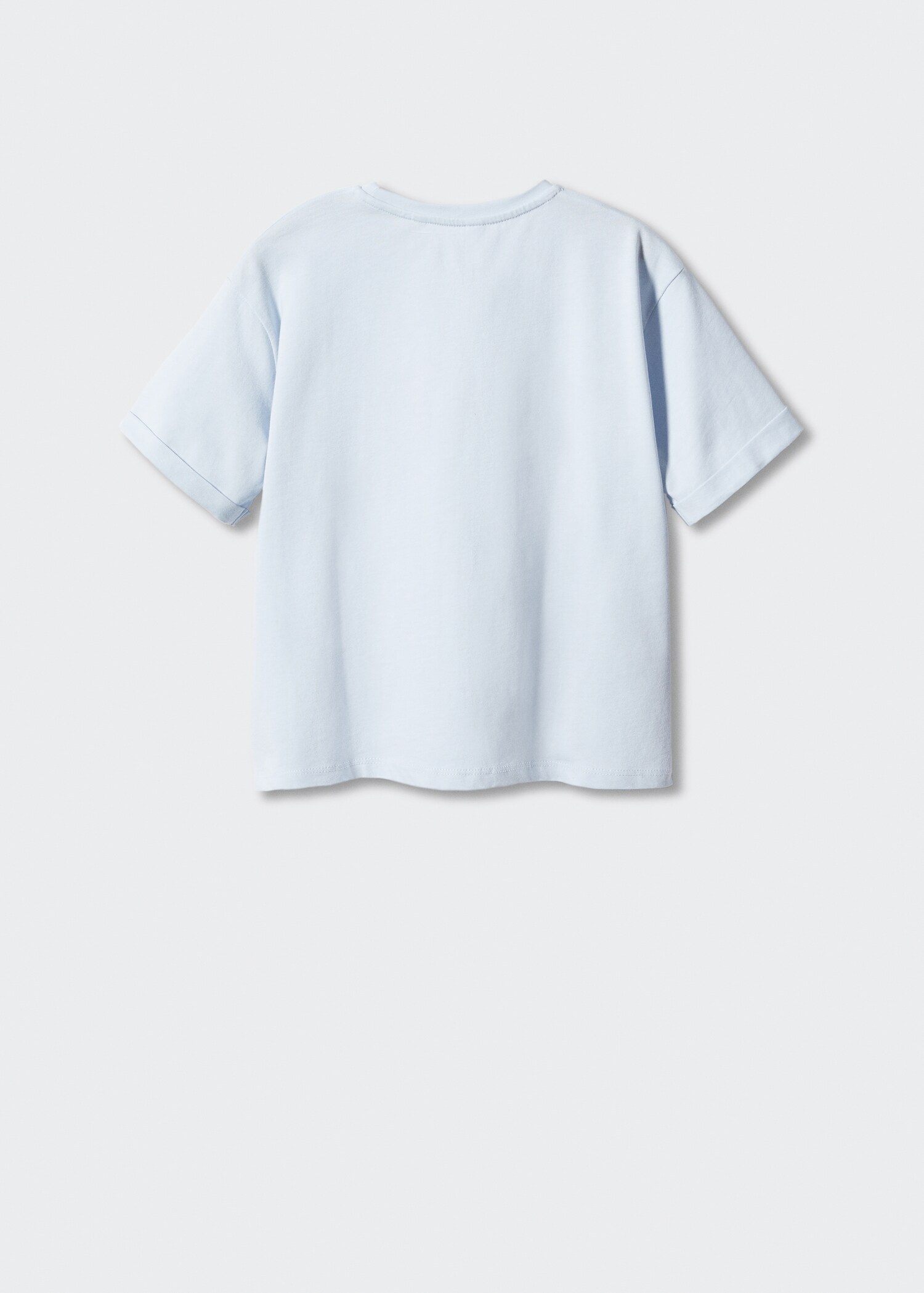 Strukturiertes Baumwoll-Shirt - Rückseite des Artikels