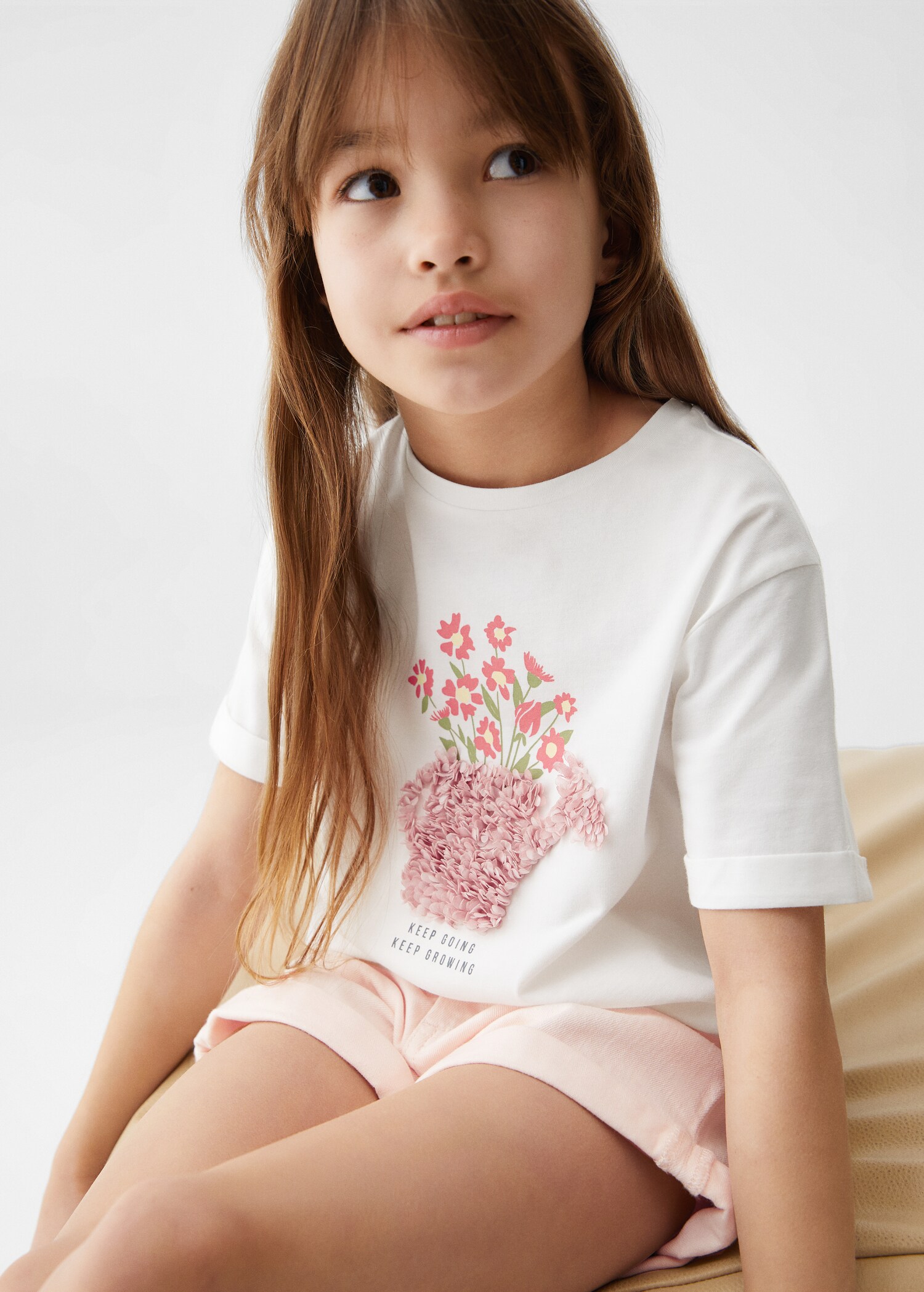 Strukturiertes Baumwoll-Shirt - Detail des Artikels 2