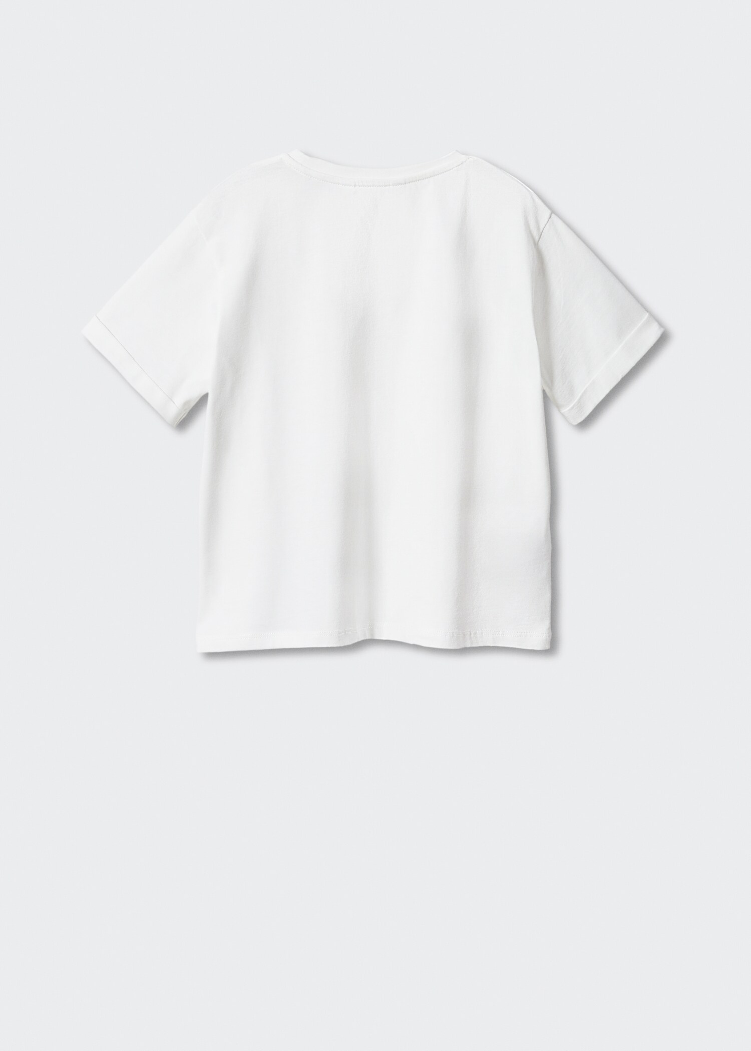Strukturiertes Baumwoll-Shirt - Rückseite des Artikels