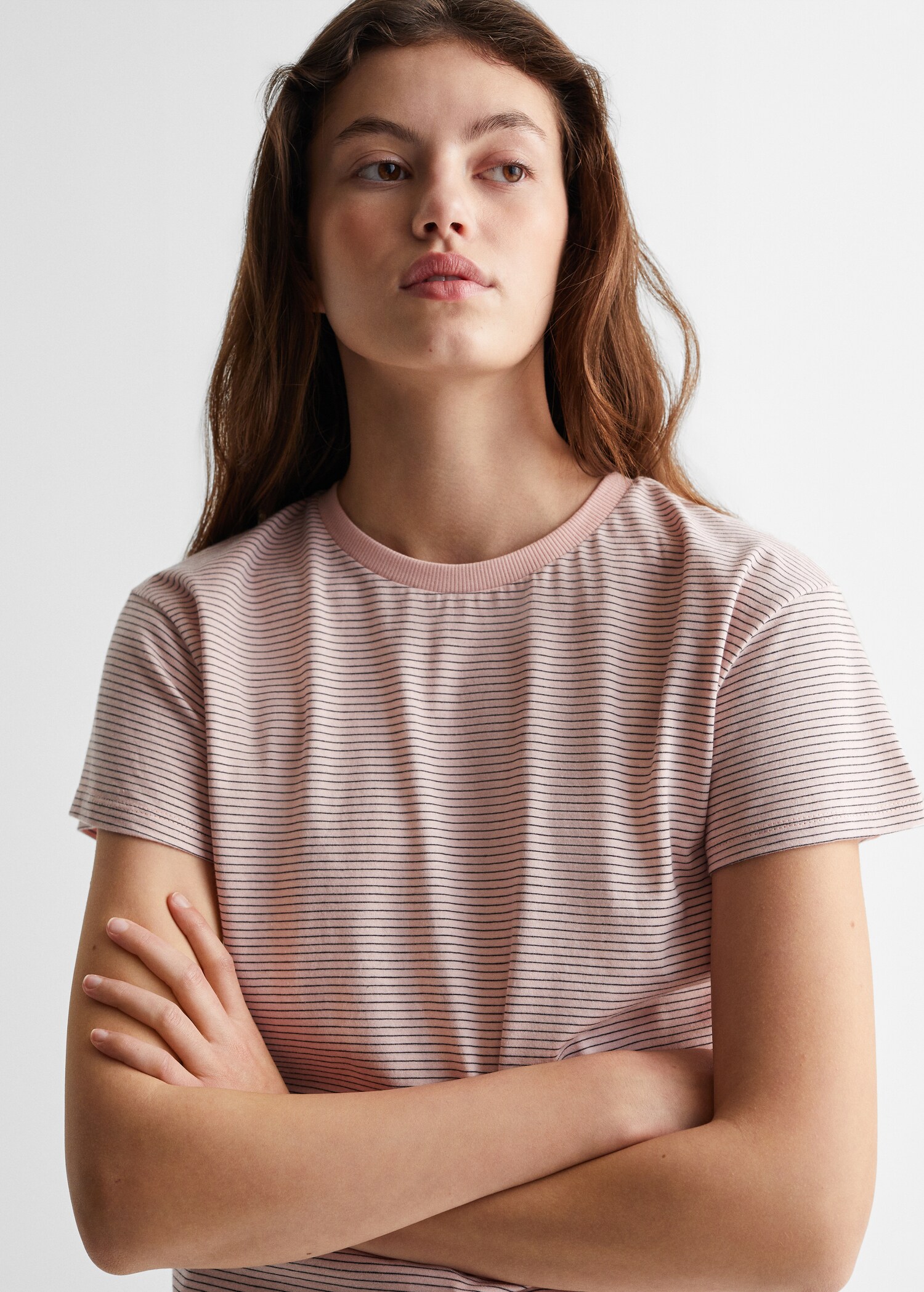 Randig bomull t-shirt - Detaljer om artikeln 1