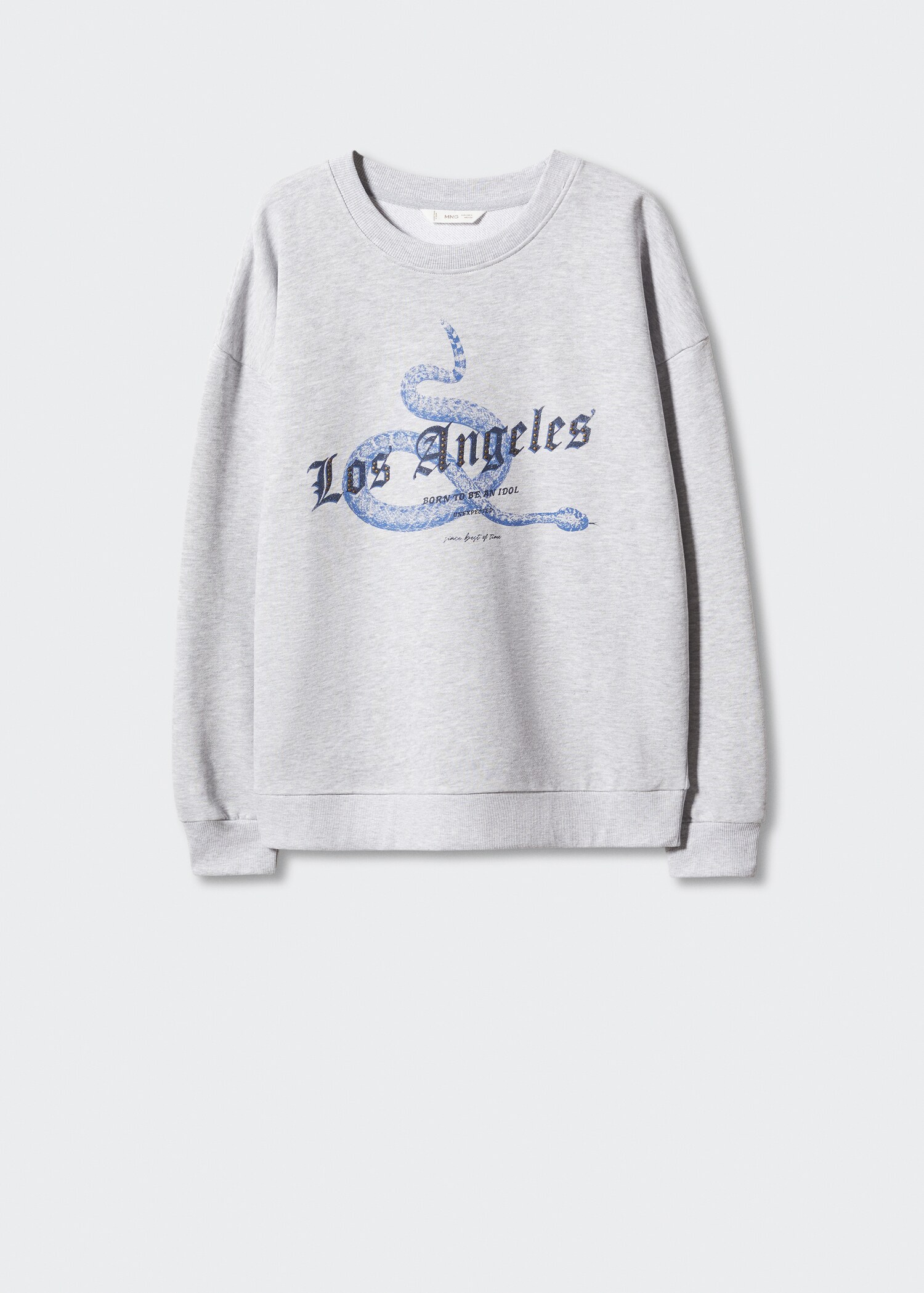 Message cotton sweatshirt - Article without model