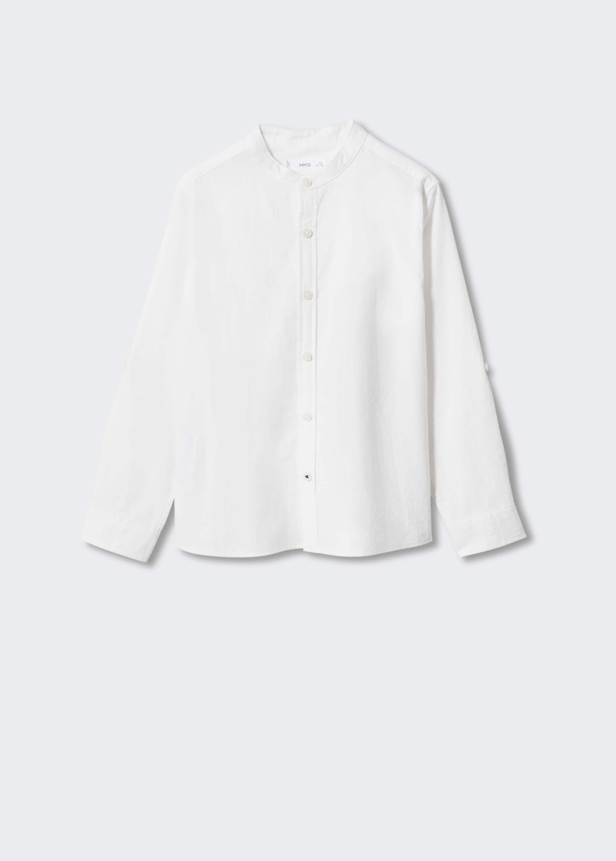 Mao collar shirt - Article without model