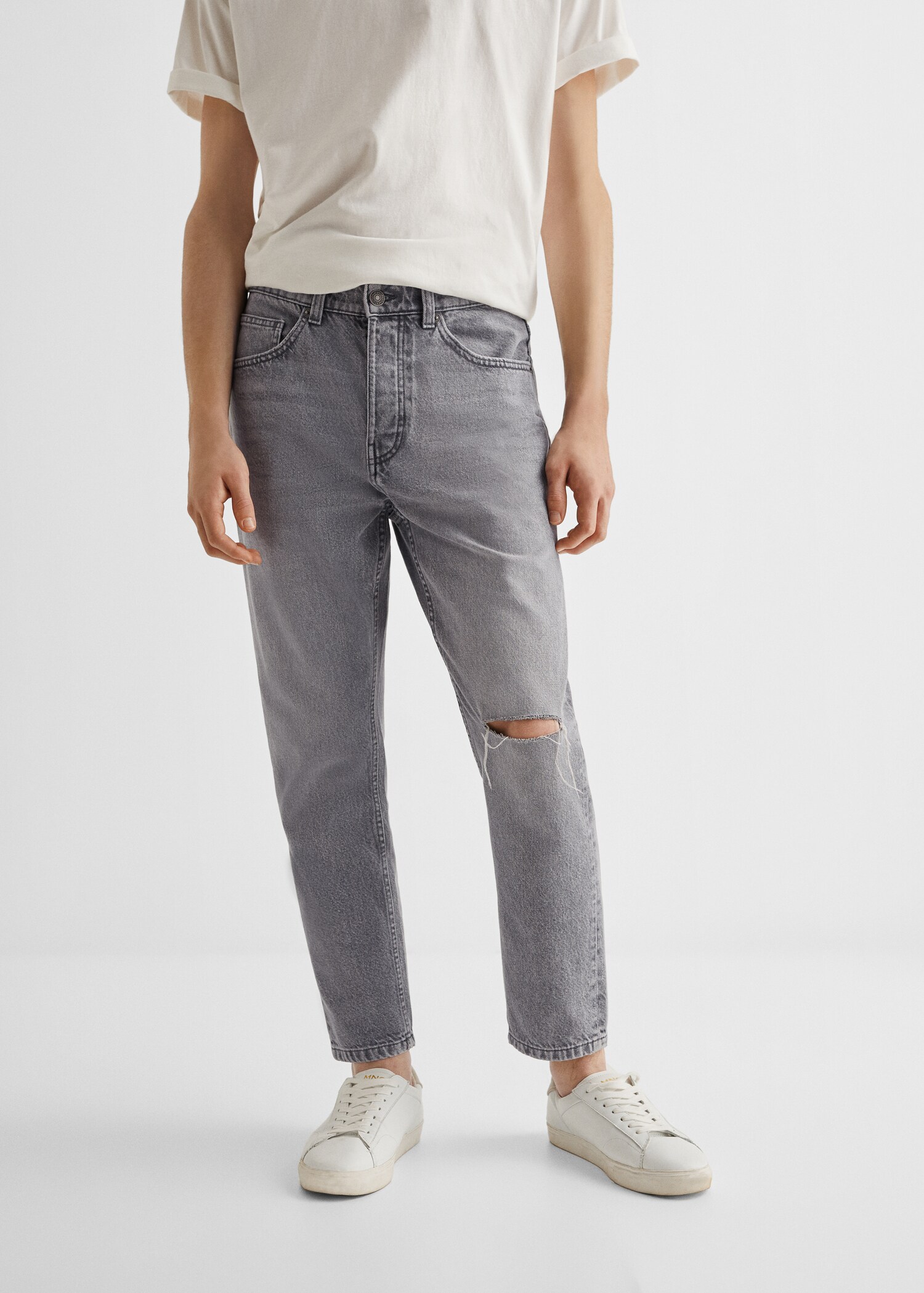 Jeans tapered-fit déchirures - Détail de l'article 6