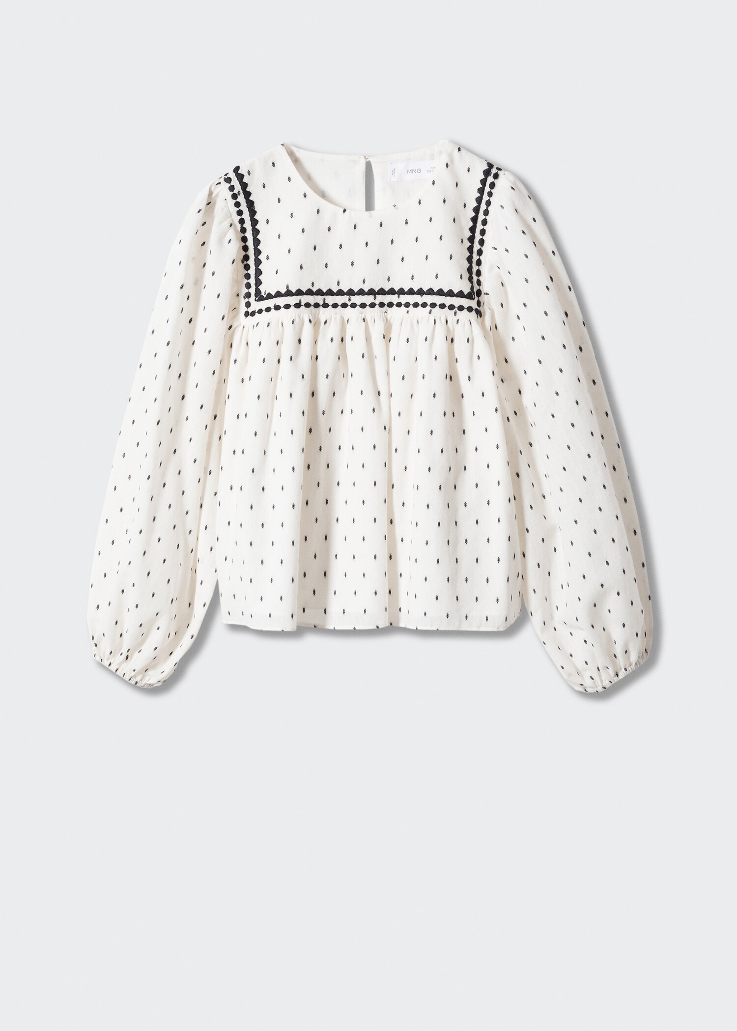 Printed cotton blouse - Article without model