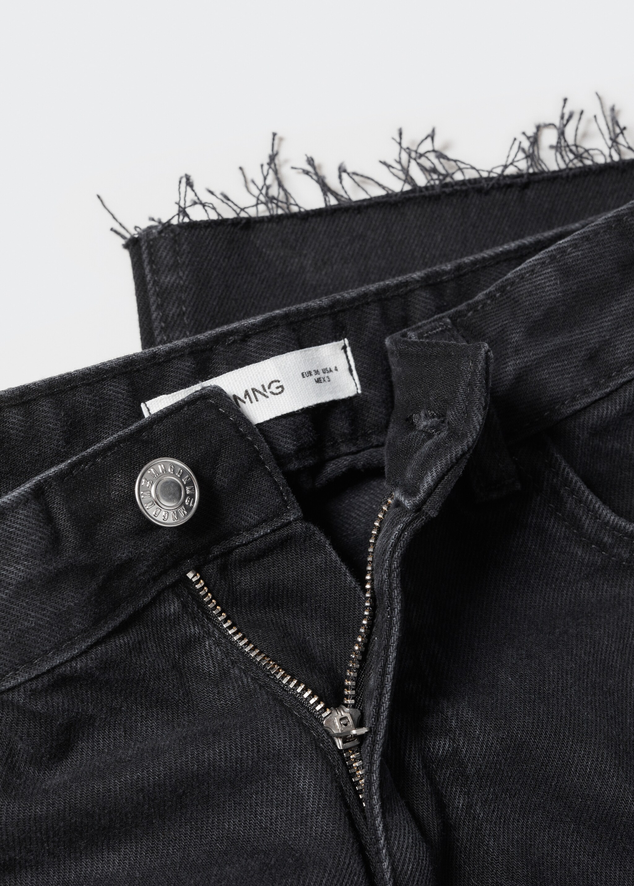 Wideleg mid-rise jeans - Details of the article 8
