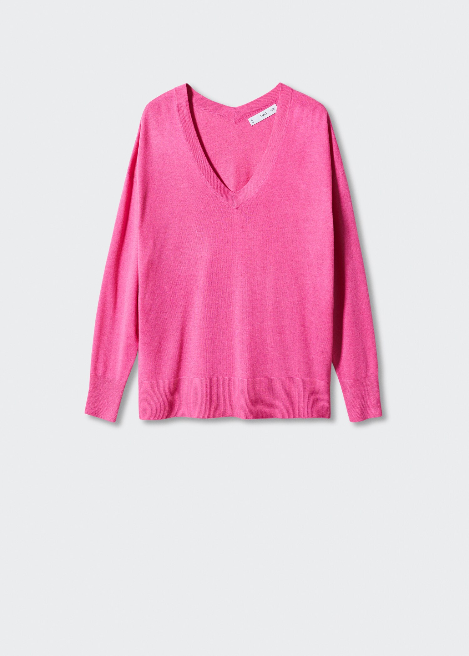 V-neck pullover with slits - Article without model