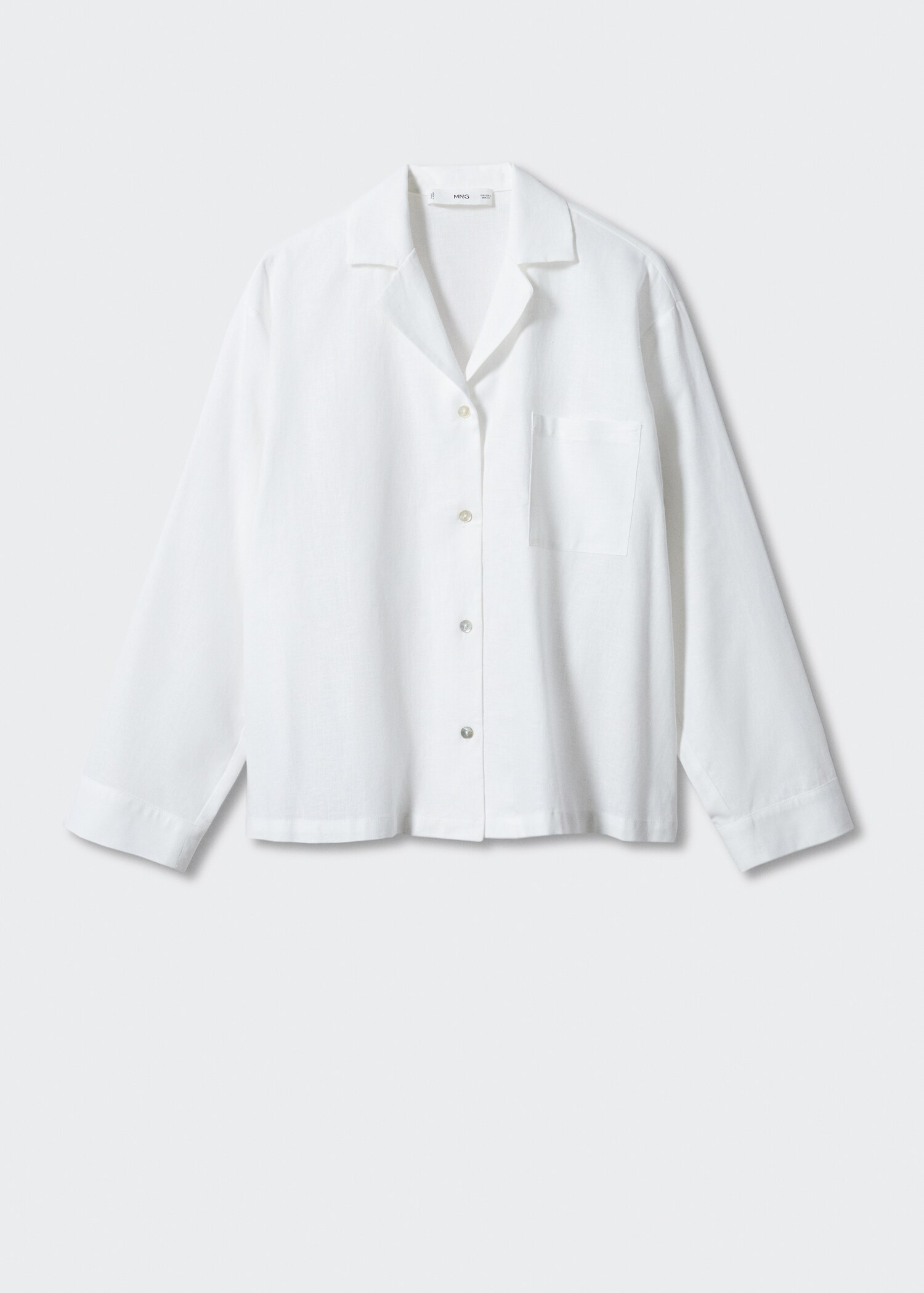 Chemise pyjama lin - Article sans modèle