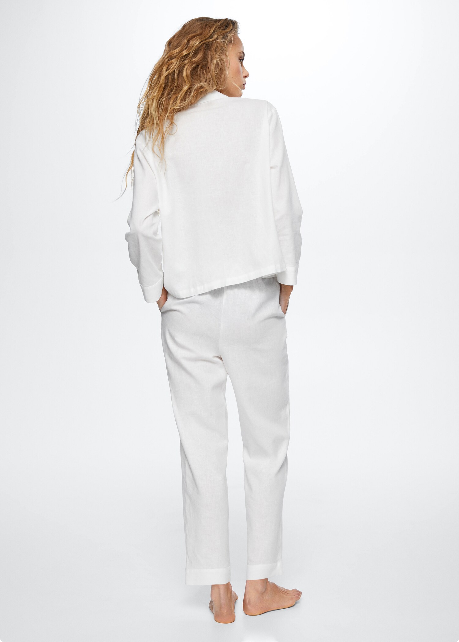 Chemise pyjama lin - Verso de l’article