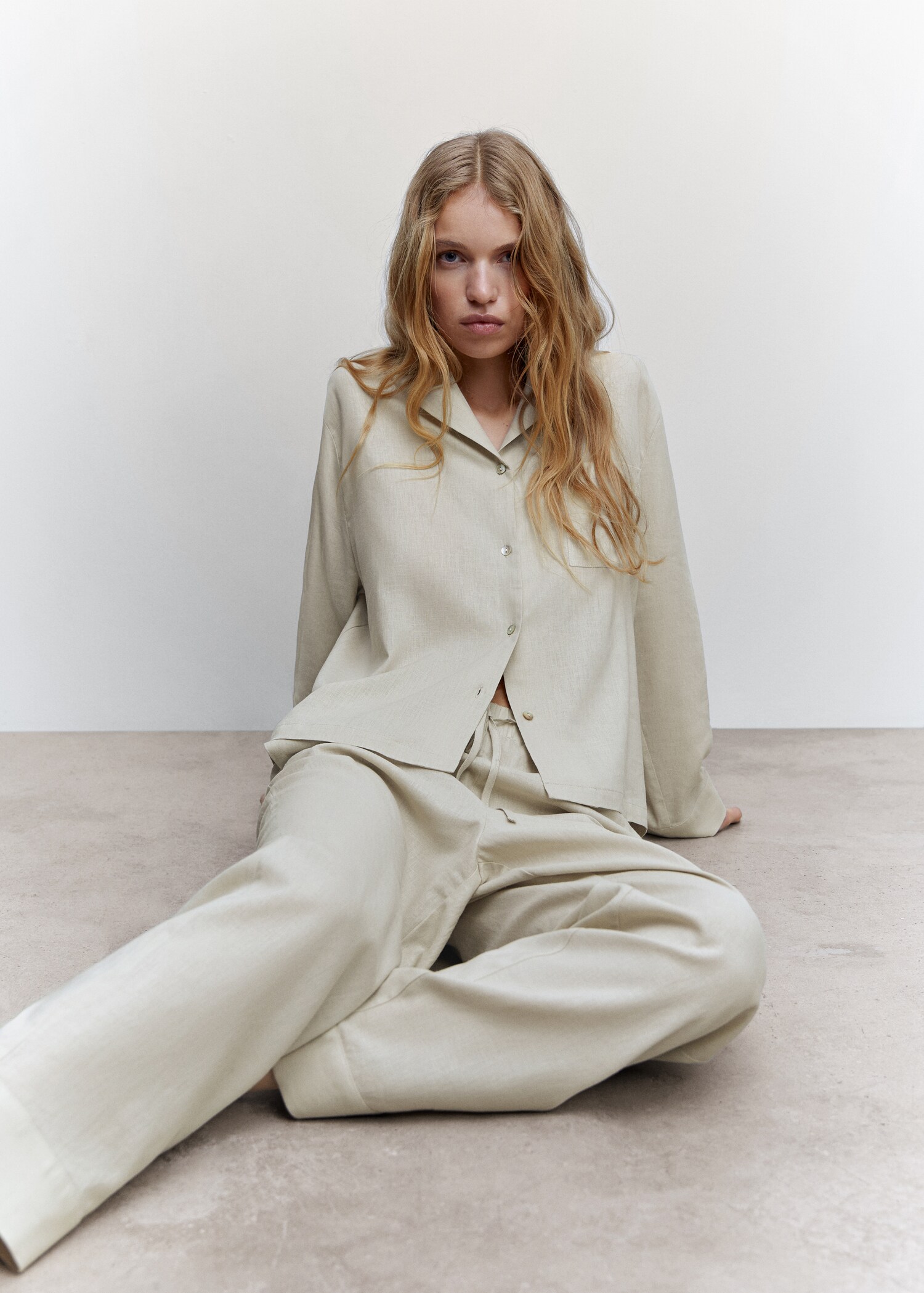 Chemise pyjama lin - Détail de l'article 2