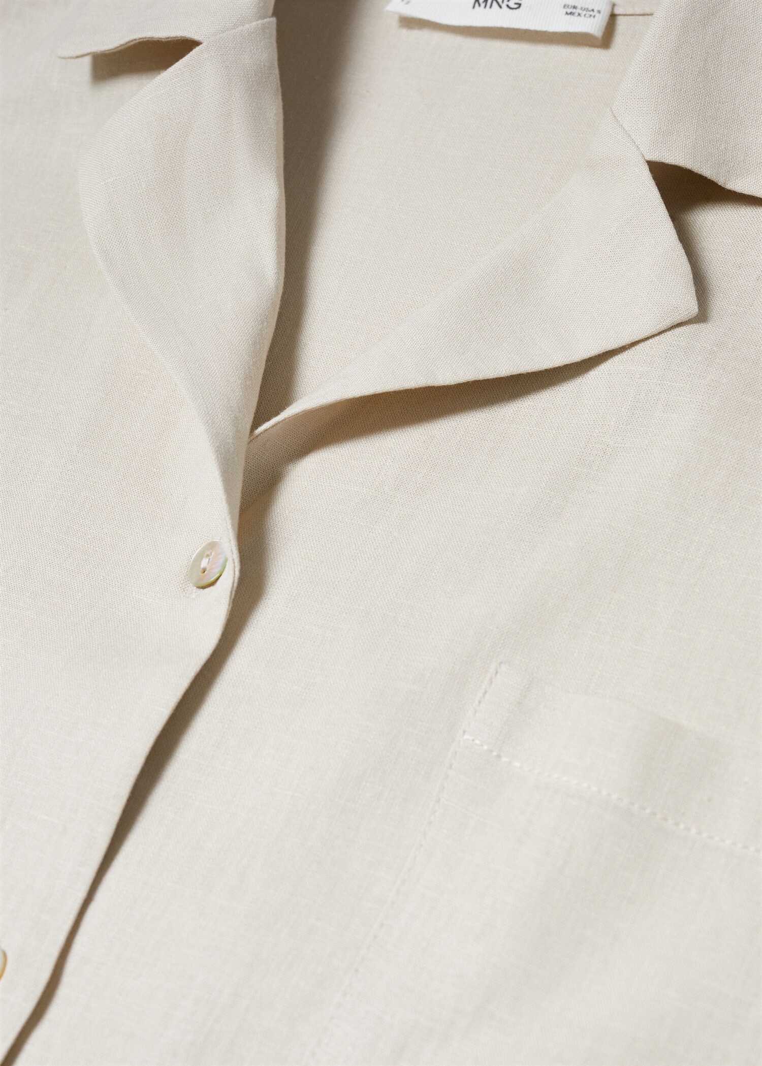 Chemise pyjama lin - Détail de l'article 8