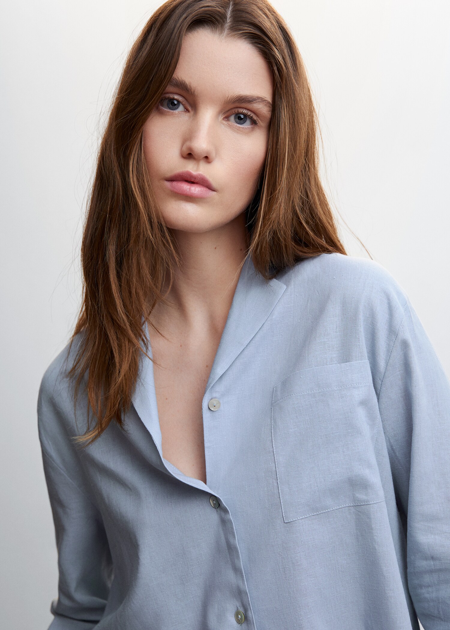 Chemise pyjama lin - Détail de l'article 1
