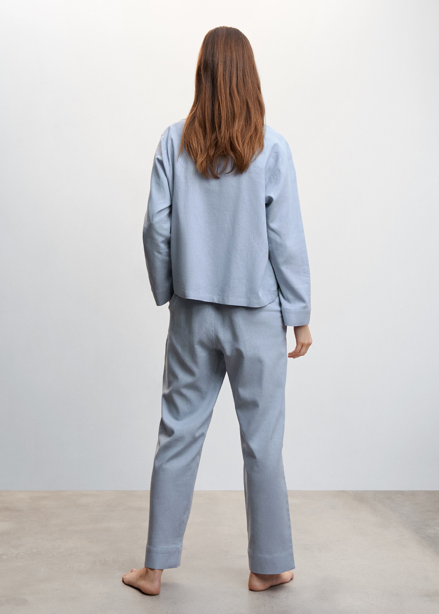 Chemise pyjama lin - Verso de l’article