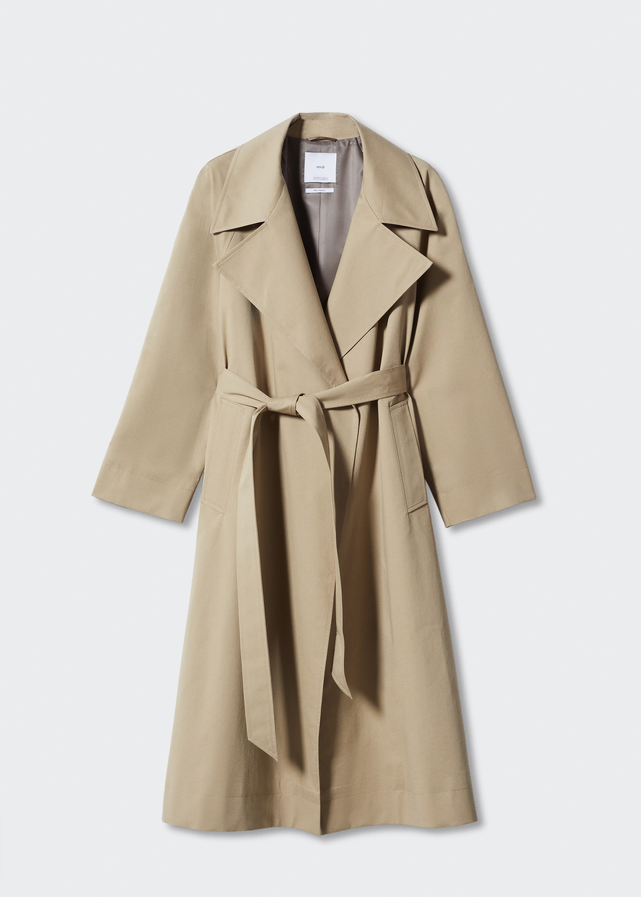 Oversized cotton trench coat - Article without model