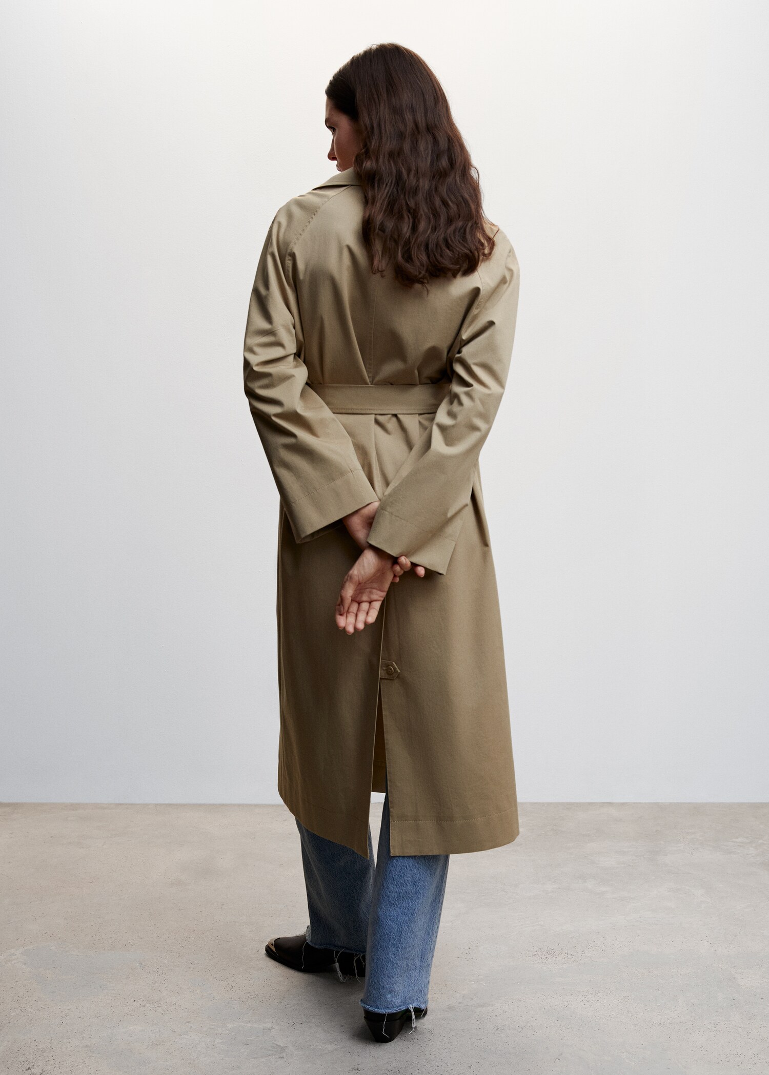 Trench coton oversize - Verso de l’article