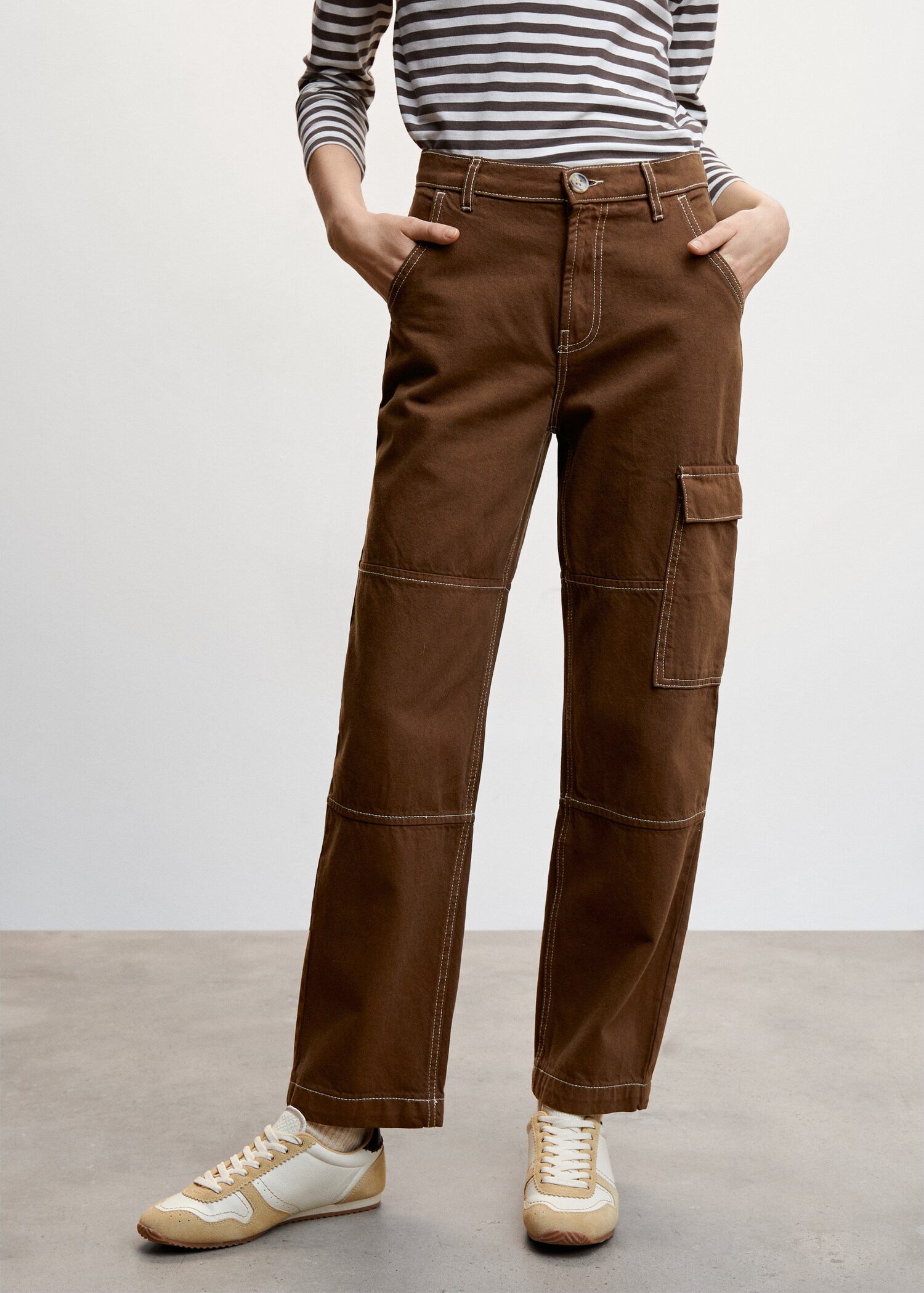 Pocket cargo jeans - Medium plane