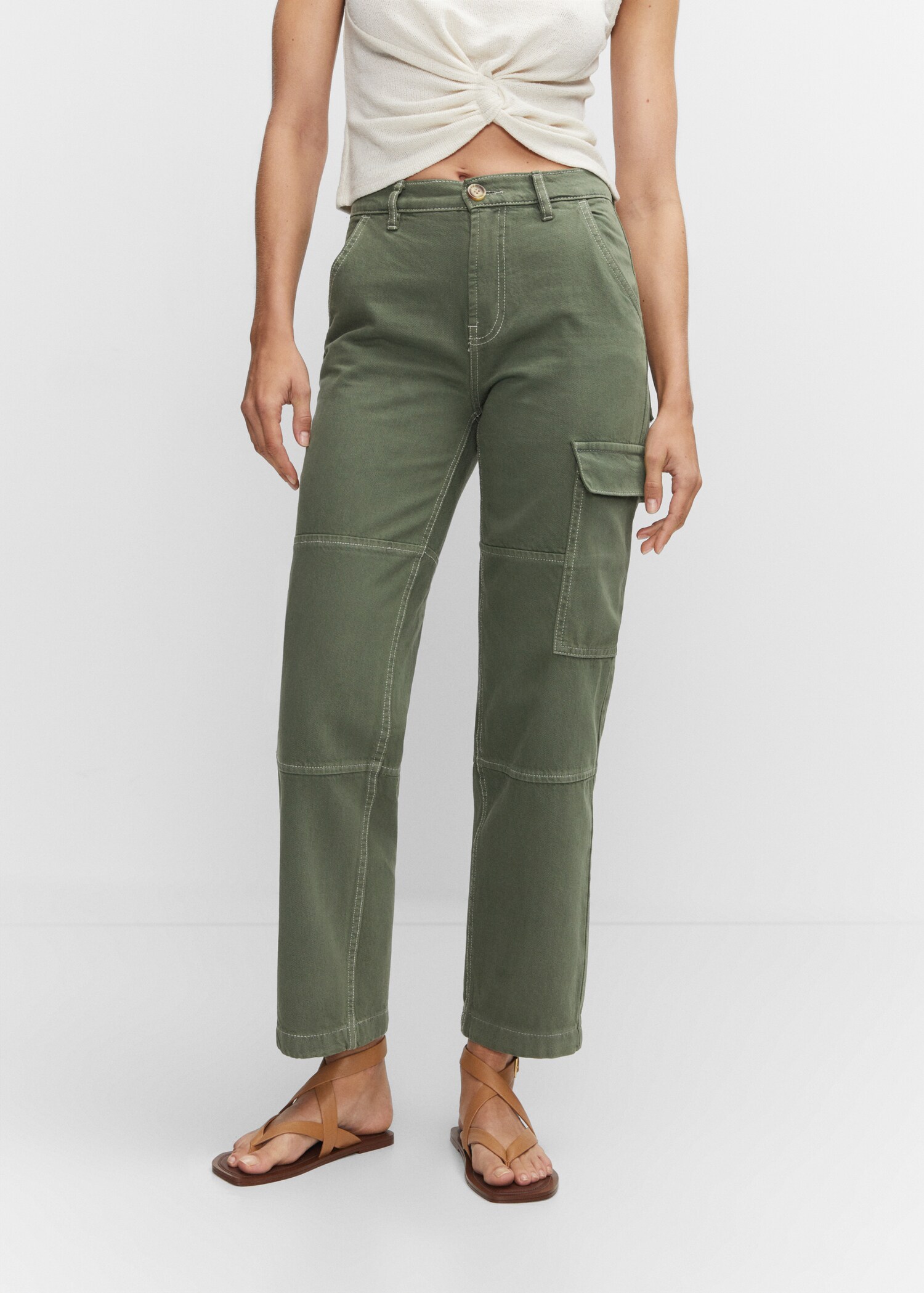 Pocket cargo jeans - Medium plane