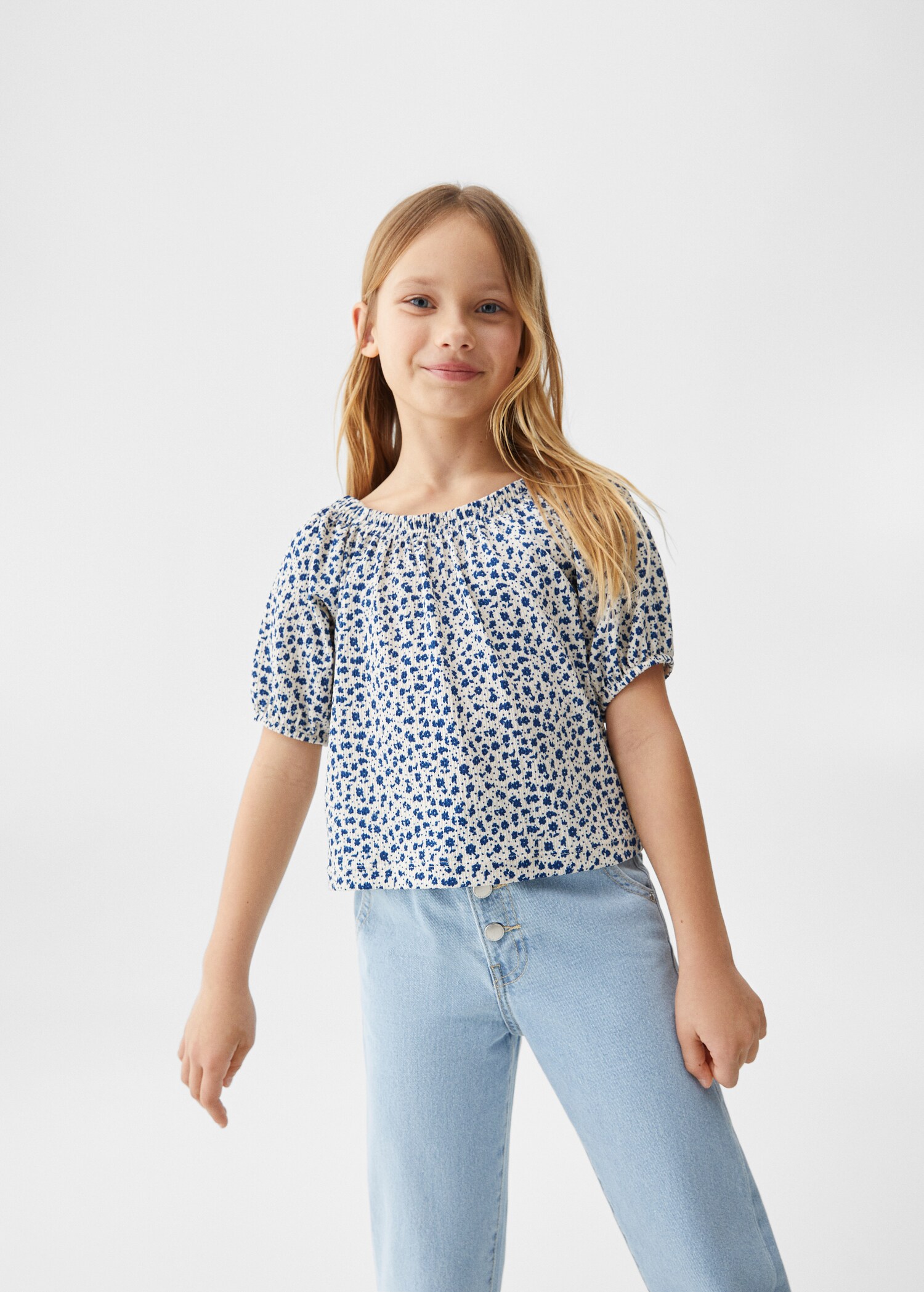 Ruched shoulder t-shirt - Details of the article 4