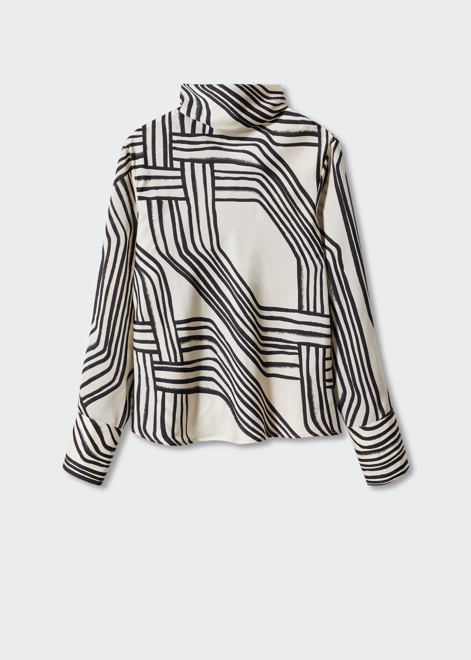 Blouse satinée imprimée - Article sans modèle