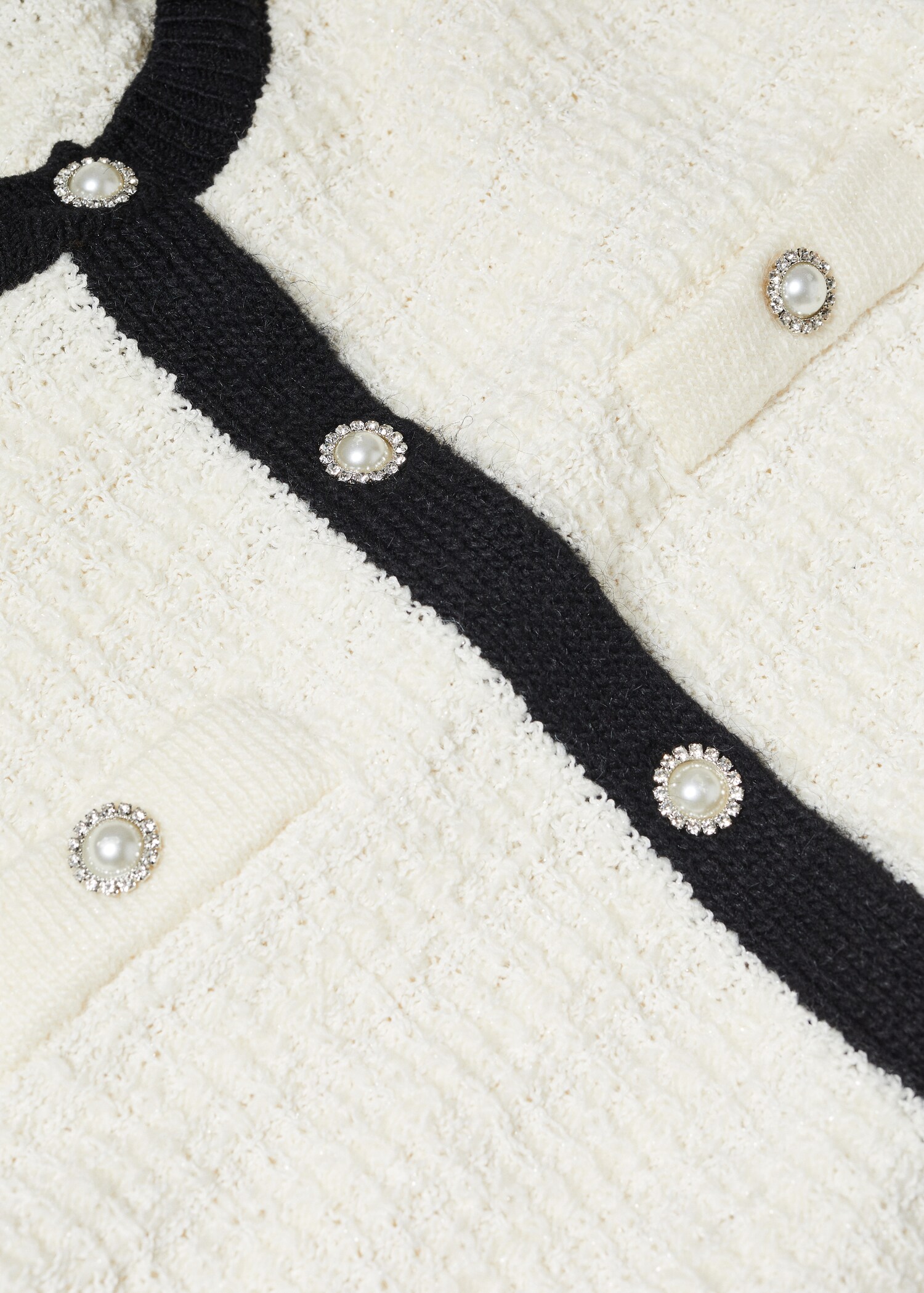 Pocket tweed cardigan - Details of the article 8
