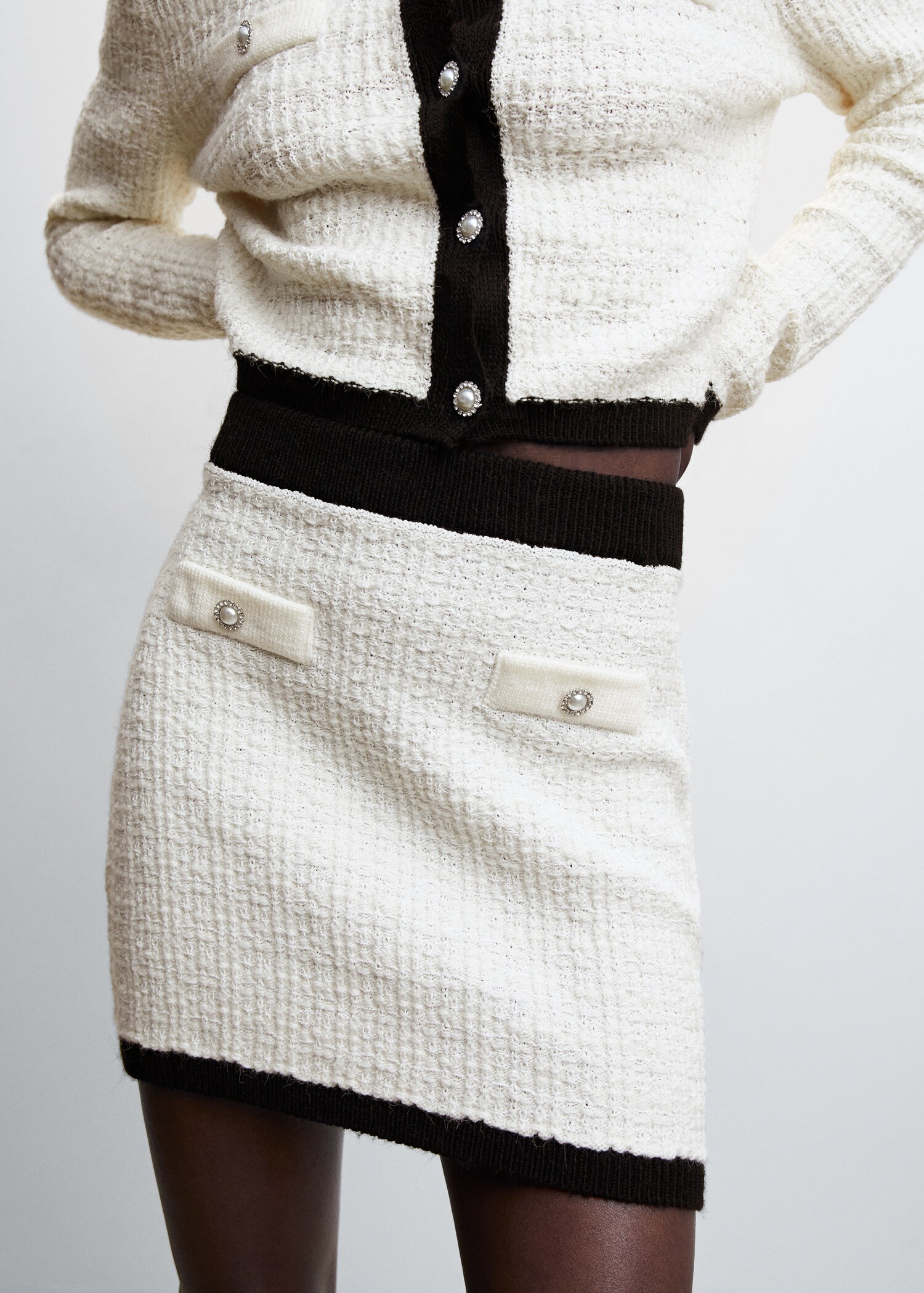 Faldilla tweed botons  - Detall de l'article 6