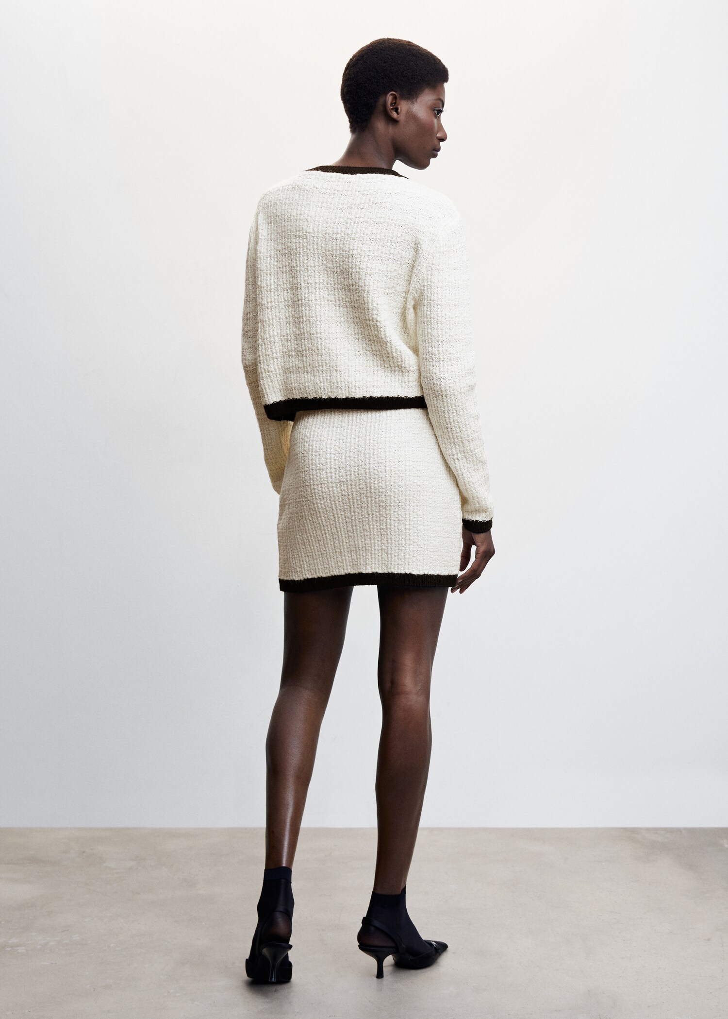 Faldilla tweed botons  - Revers de l'article