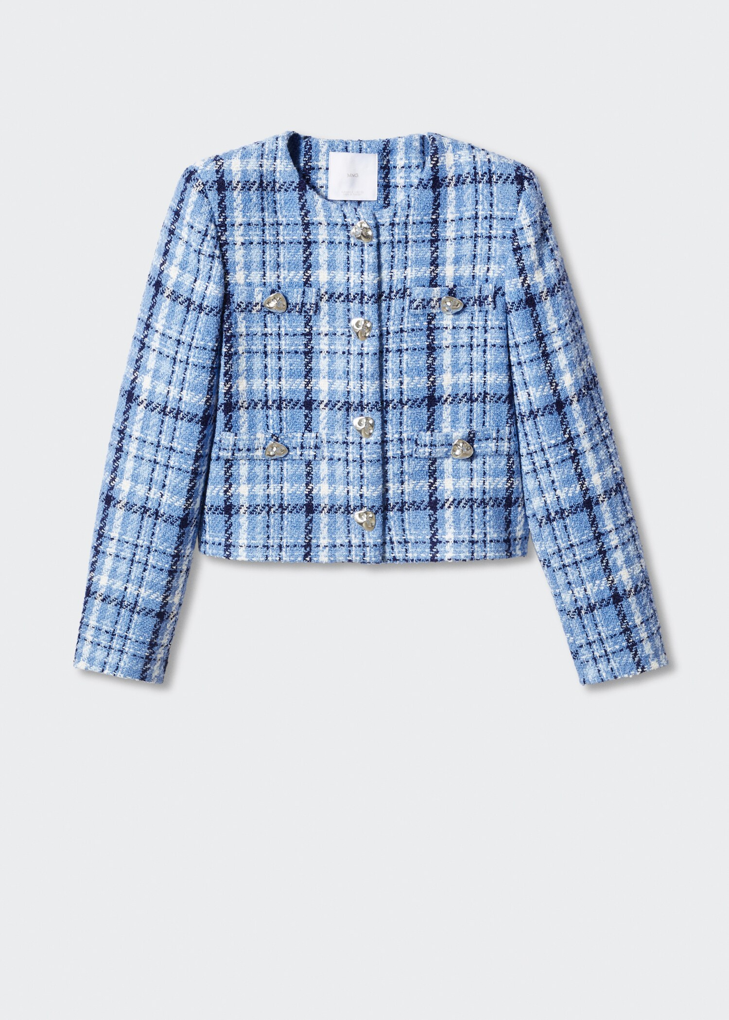 Casaco tweed quadrados - Artigo sem modelo