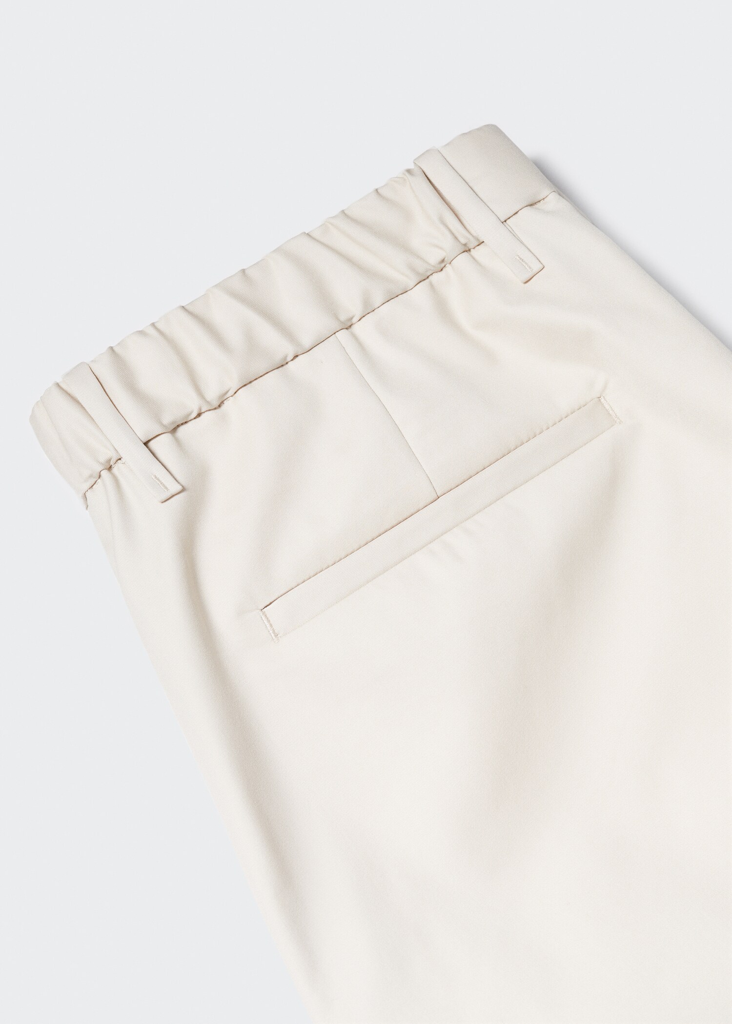 Slim-fit cotton trousers - Details of the article 8