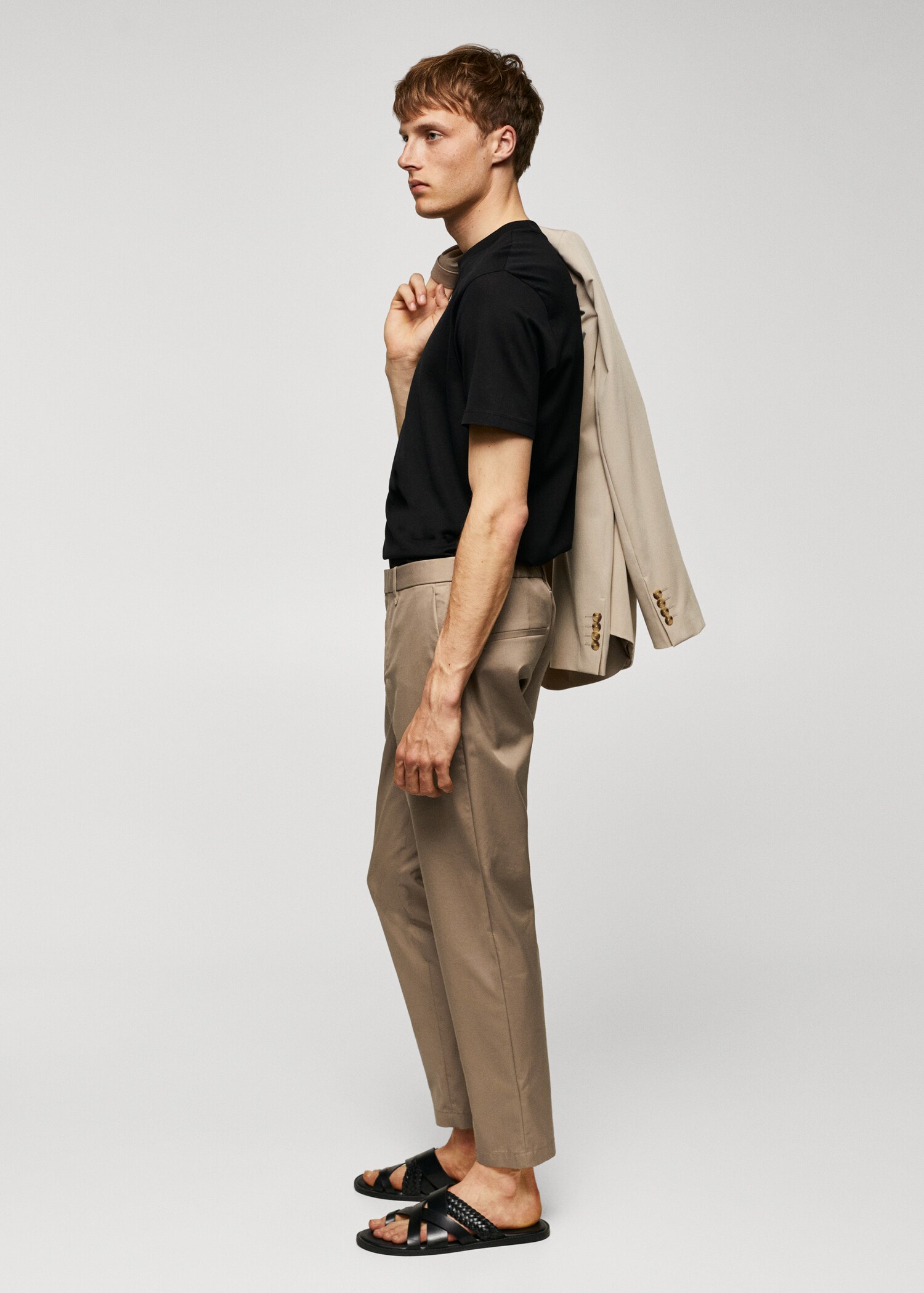 Slim Fit-Baumwollhose - Detail des Artikels 4