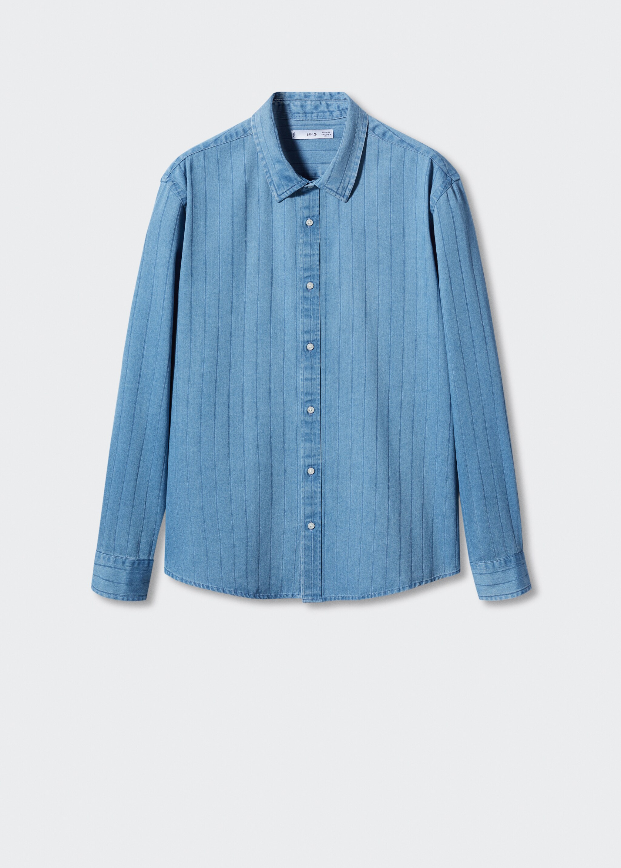 Striped denim shirt - Article without model