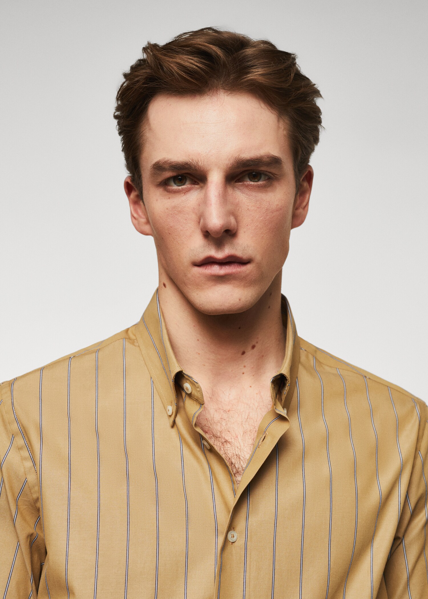 Camisa vestir cotó ratlles - Detall de l'article 1