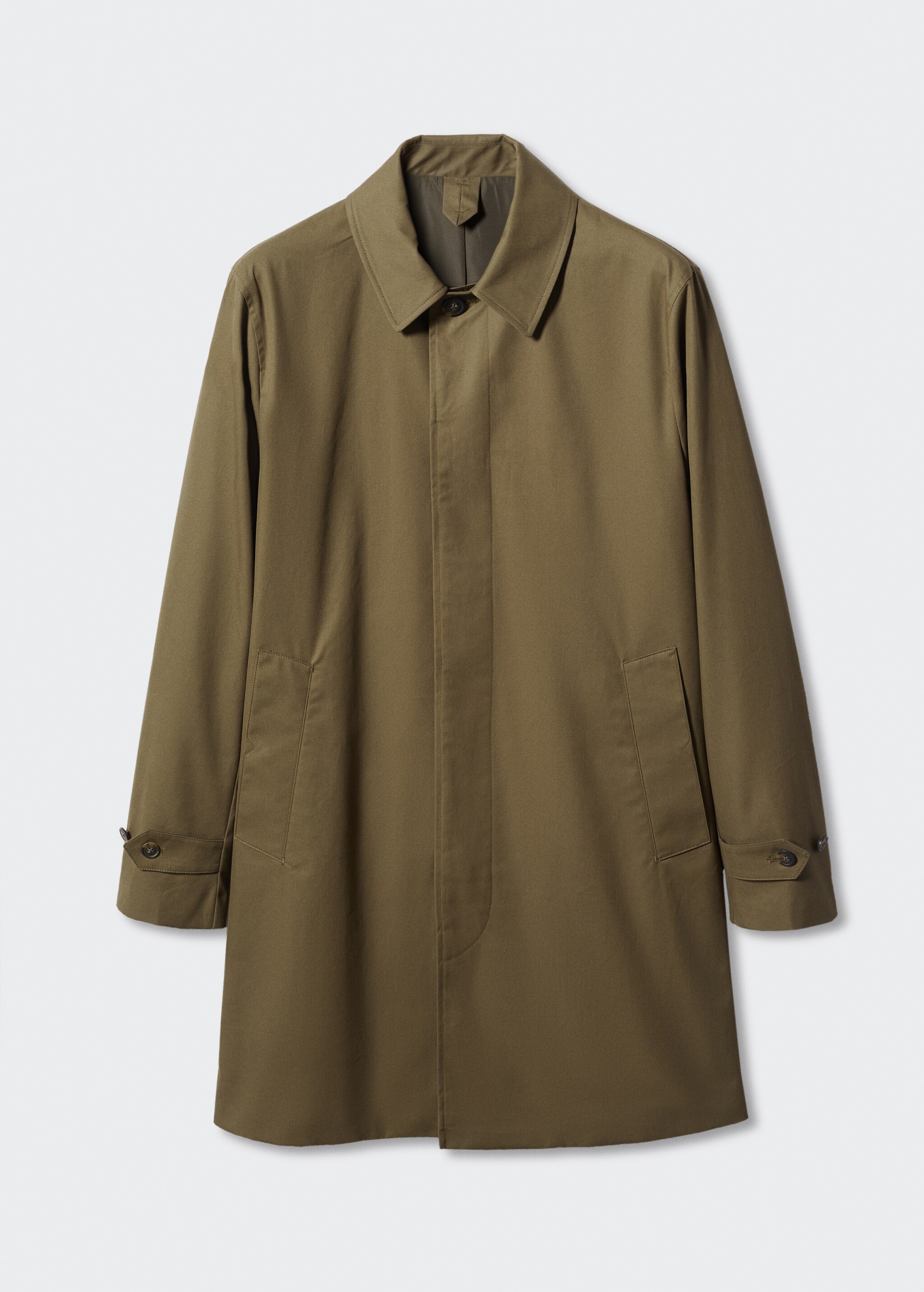 Water-repellent cotton trench coat - Article without model