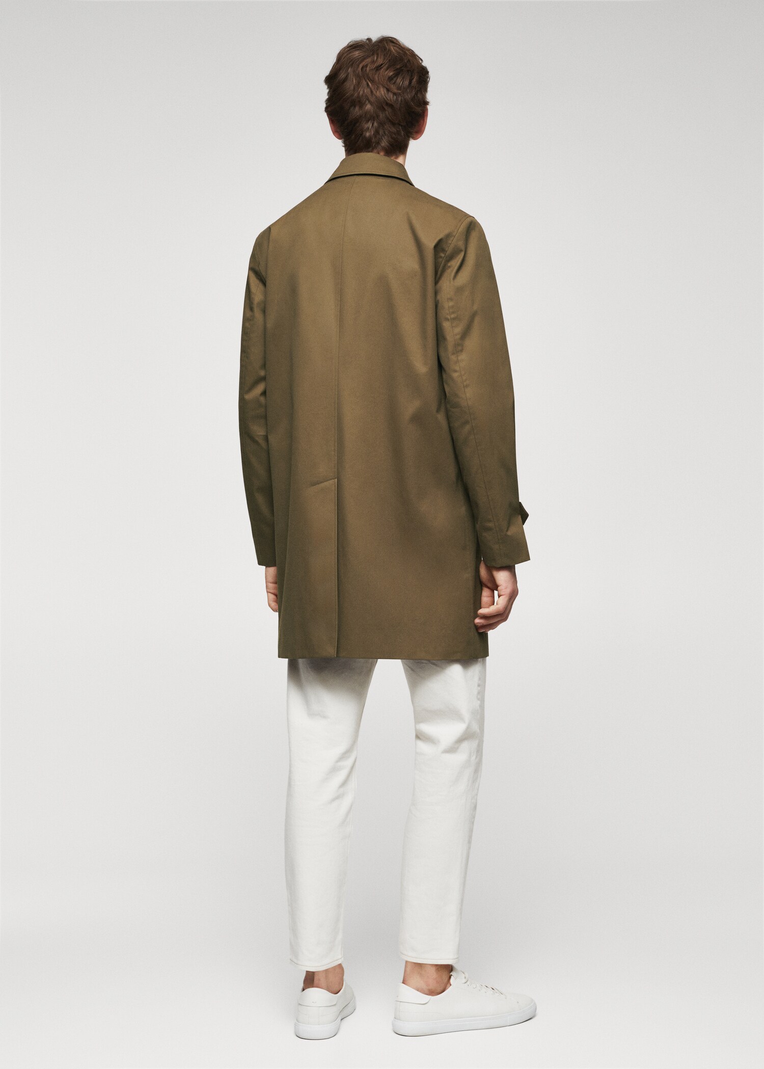 Trench cotó water repellent - Revers de l'article