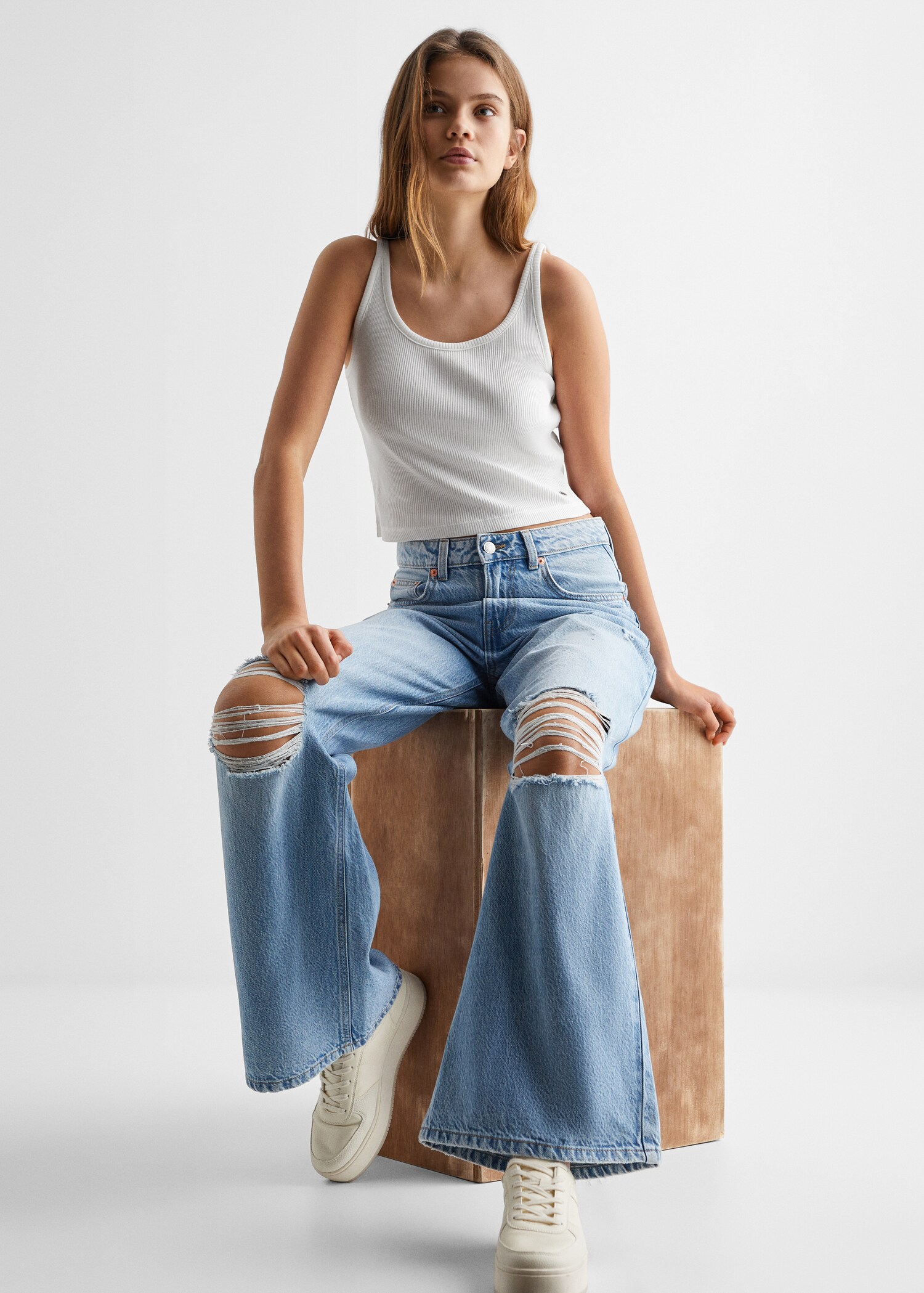 Cotton crop top - Details of the article 2