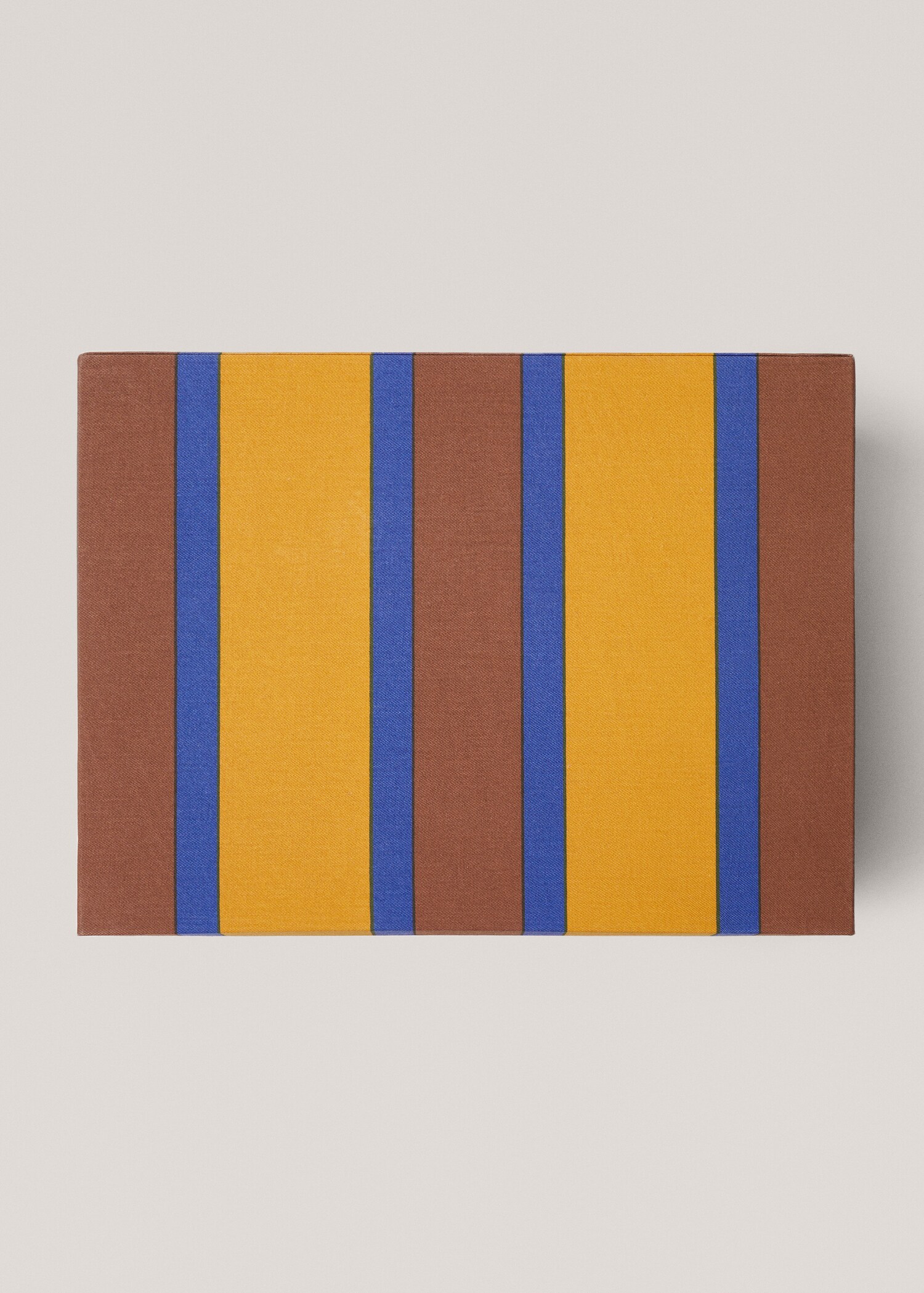 Striped fabric box 36x27cm - Details of the article 3
