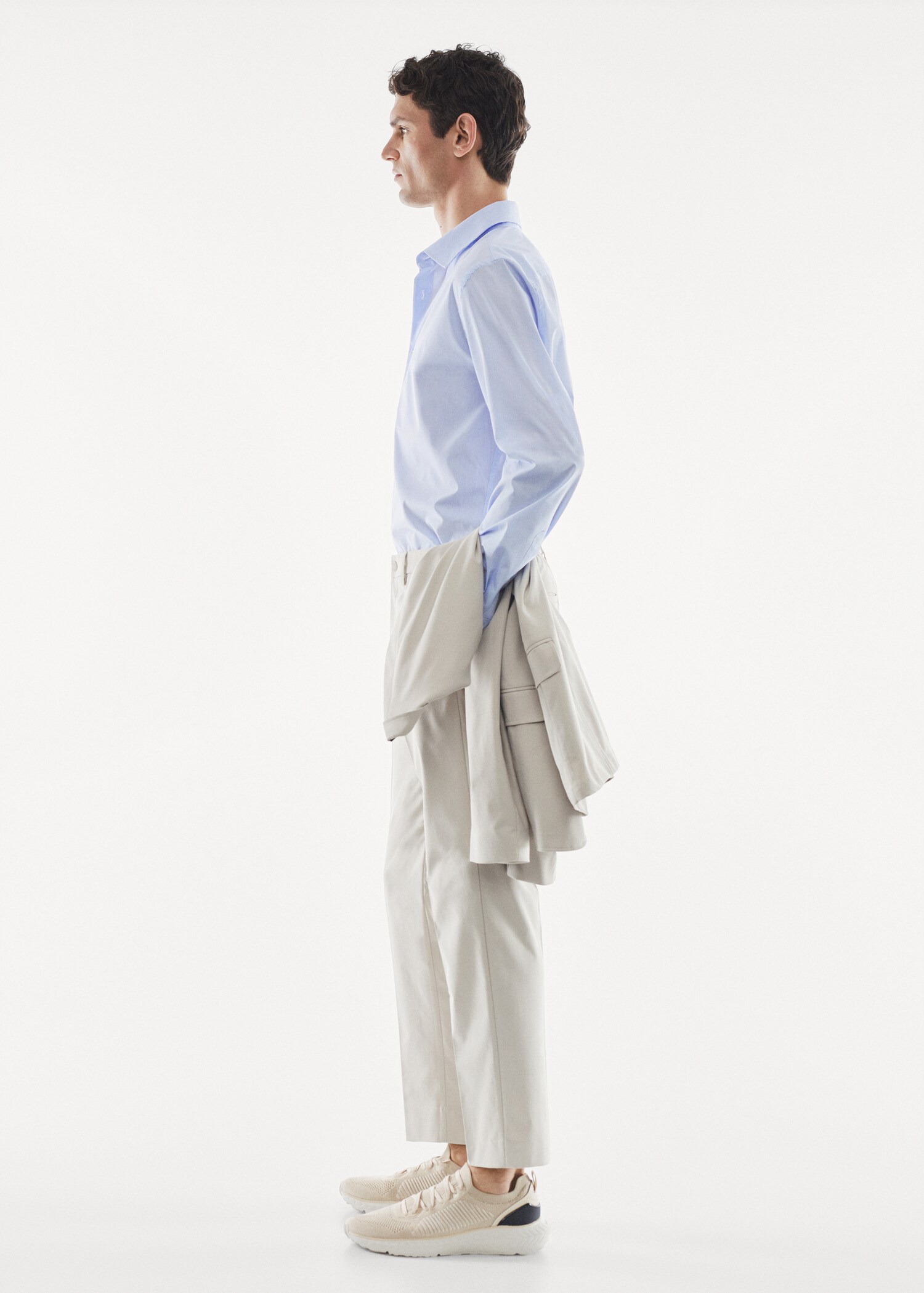 Gestreept katoenen slim fit overhemd - Detail van het artikel 6