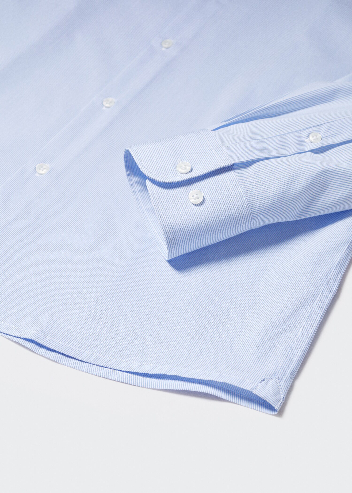 Gestreept katoenen slim fit overhemd - Detail van het artikel 8