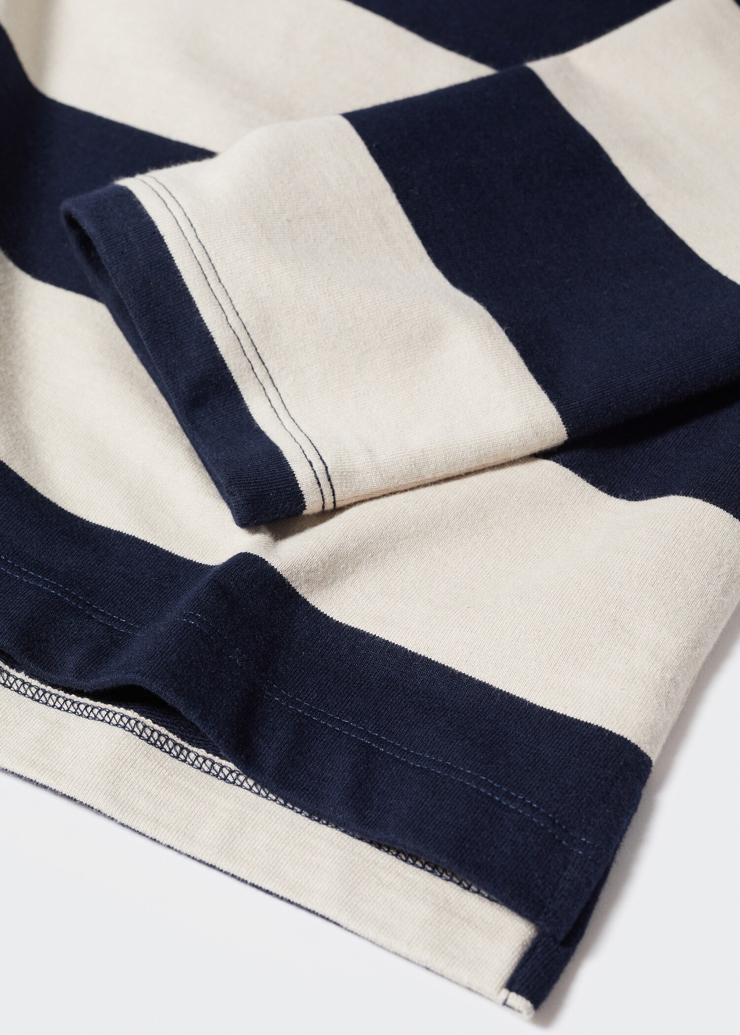 Striped cotton-blend sweatshirt - Details of the article 8