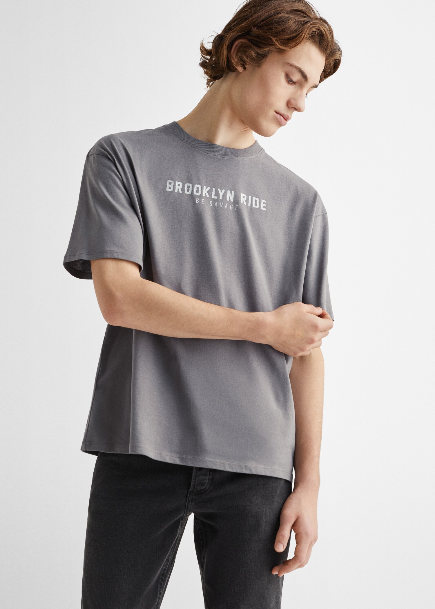 Printed Brooklyn T-shirt - Medium plane