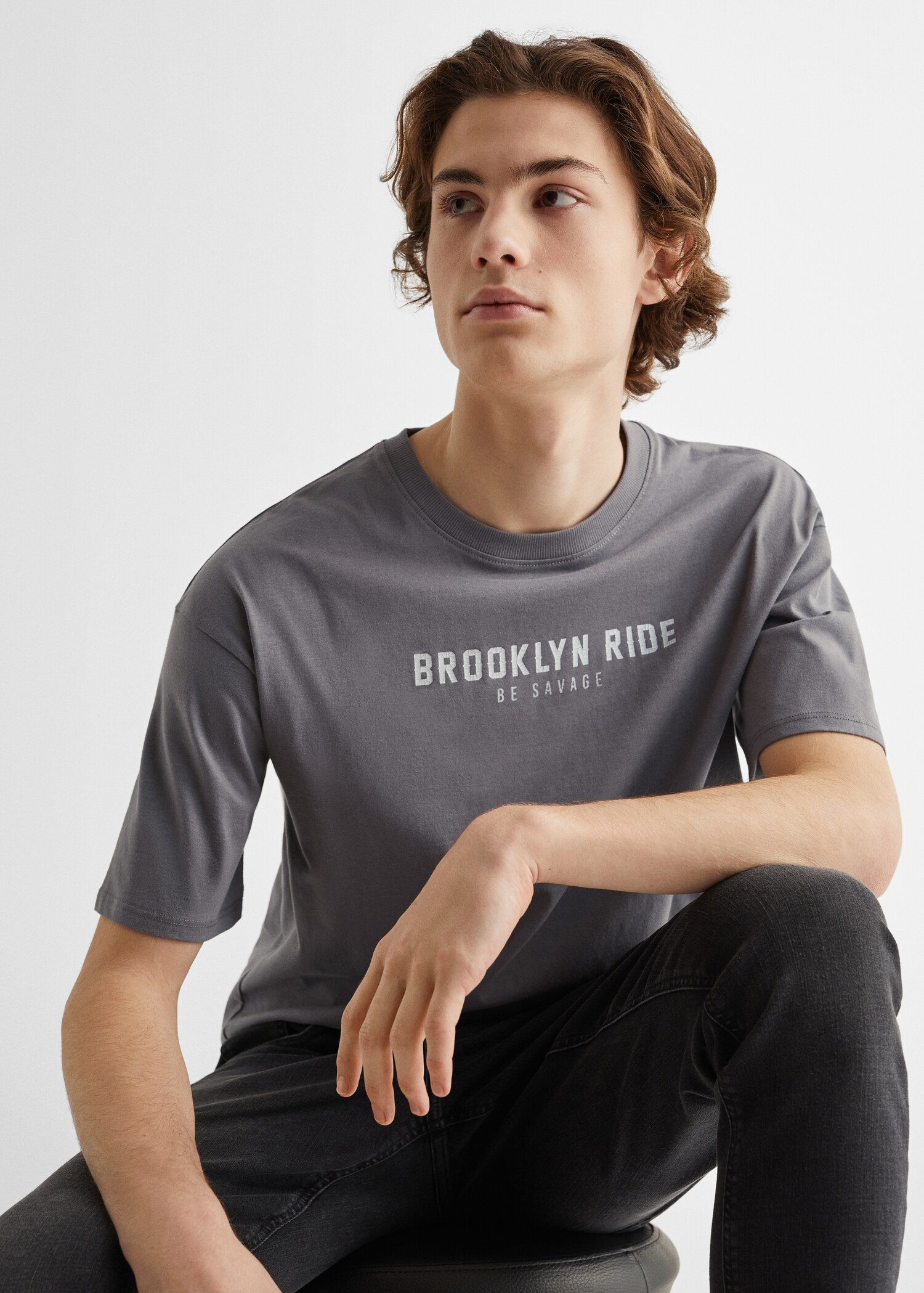 Printed Brooklyn T-shirt - Details of the article 1