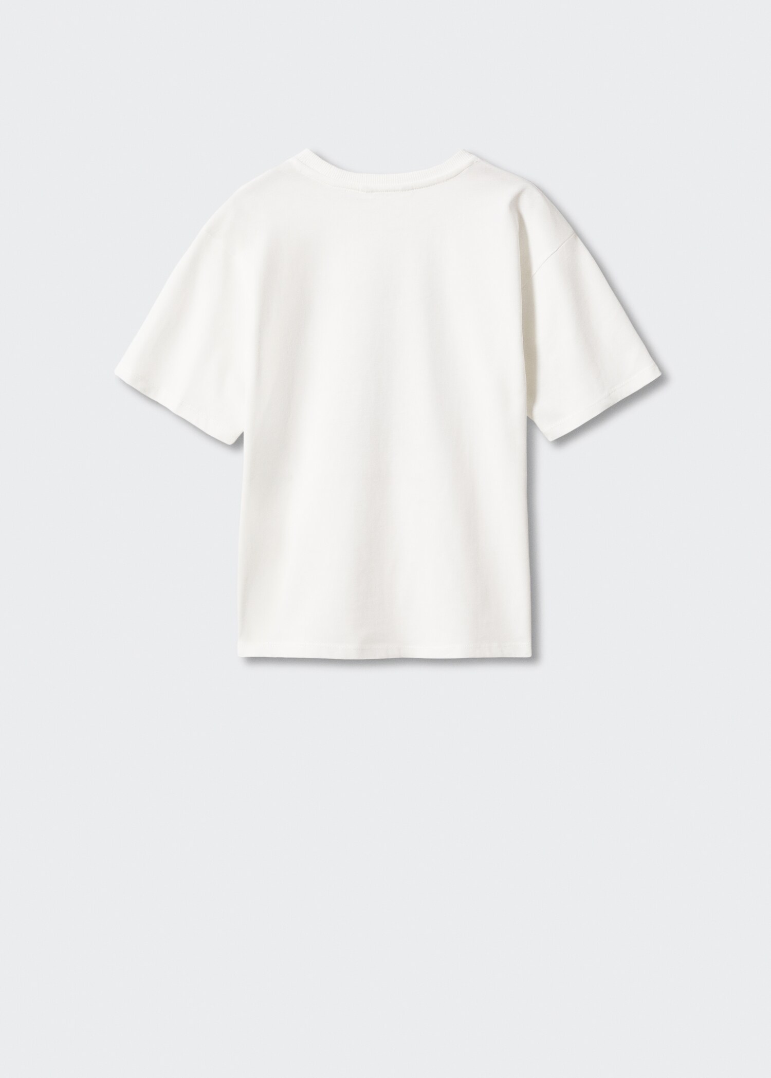 Printed cotton-blend T-shirt - Reverse of the article
